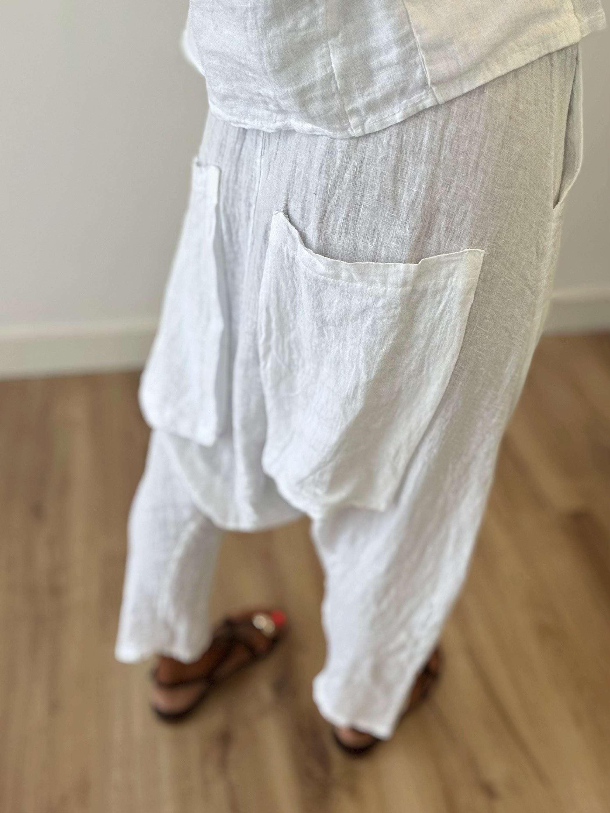 PANTALÓN PURO LINO BAGGY ROURI