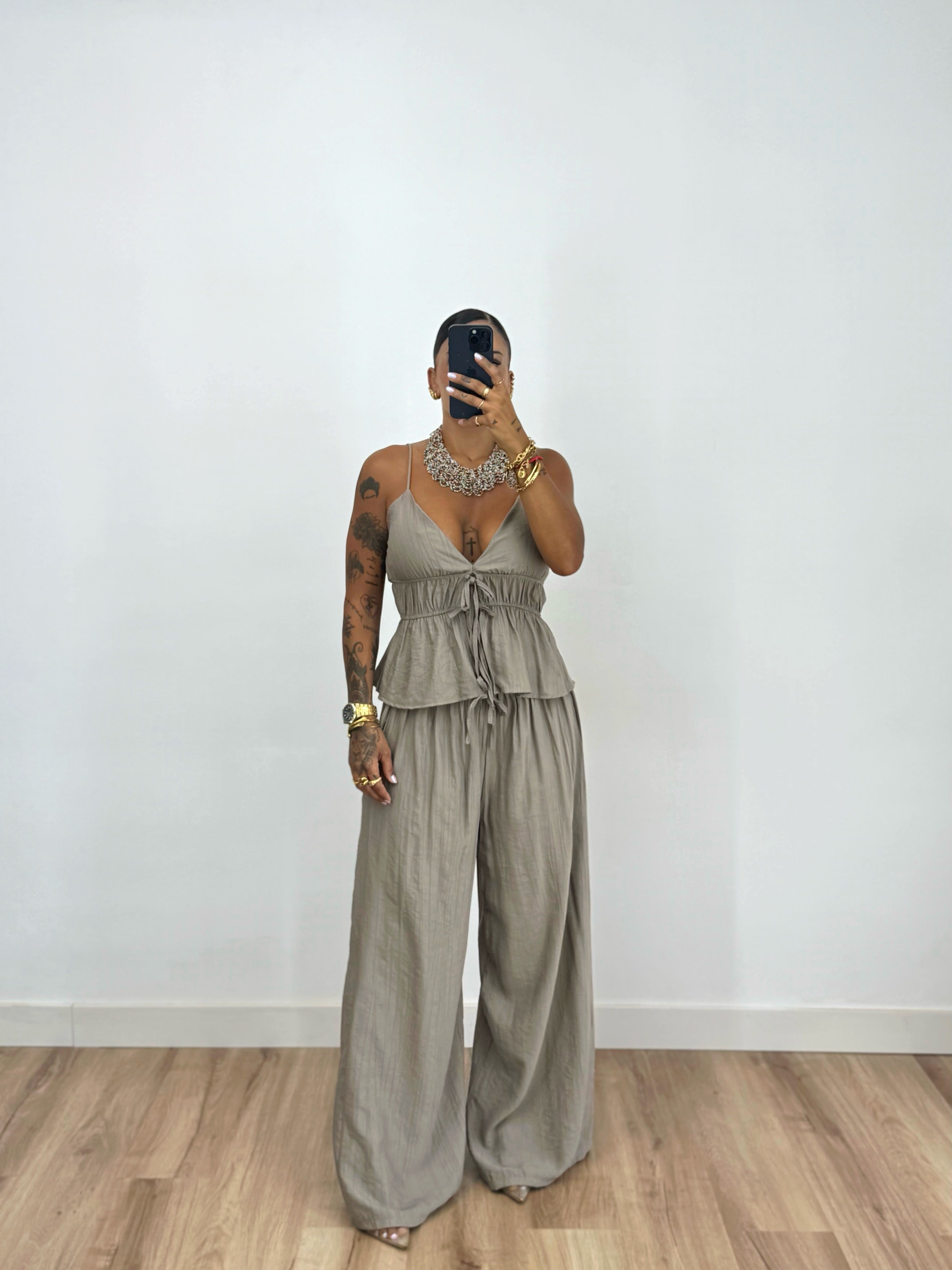 CONJUNTO ATHENEA TAUPE