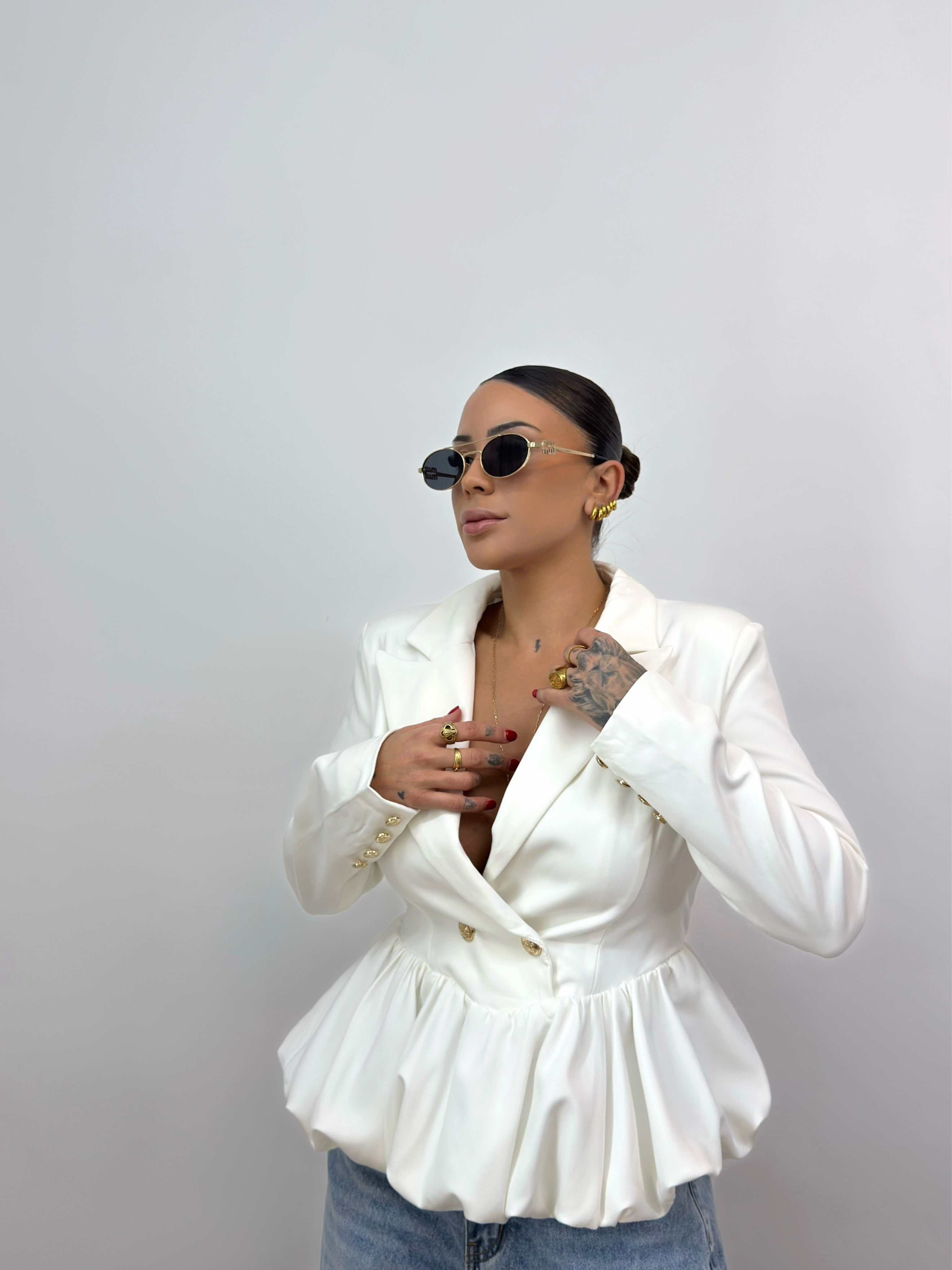 BLAZER PREMIUM BALLET WHITE