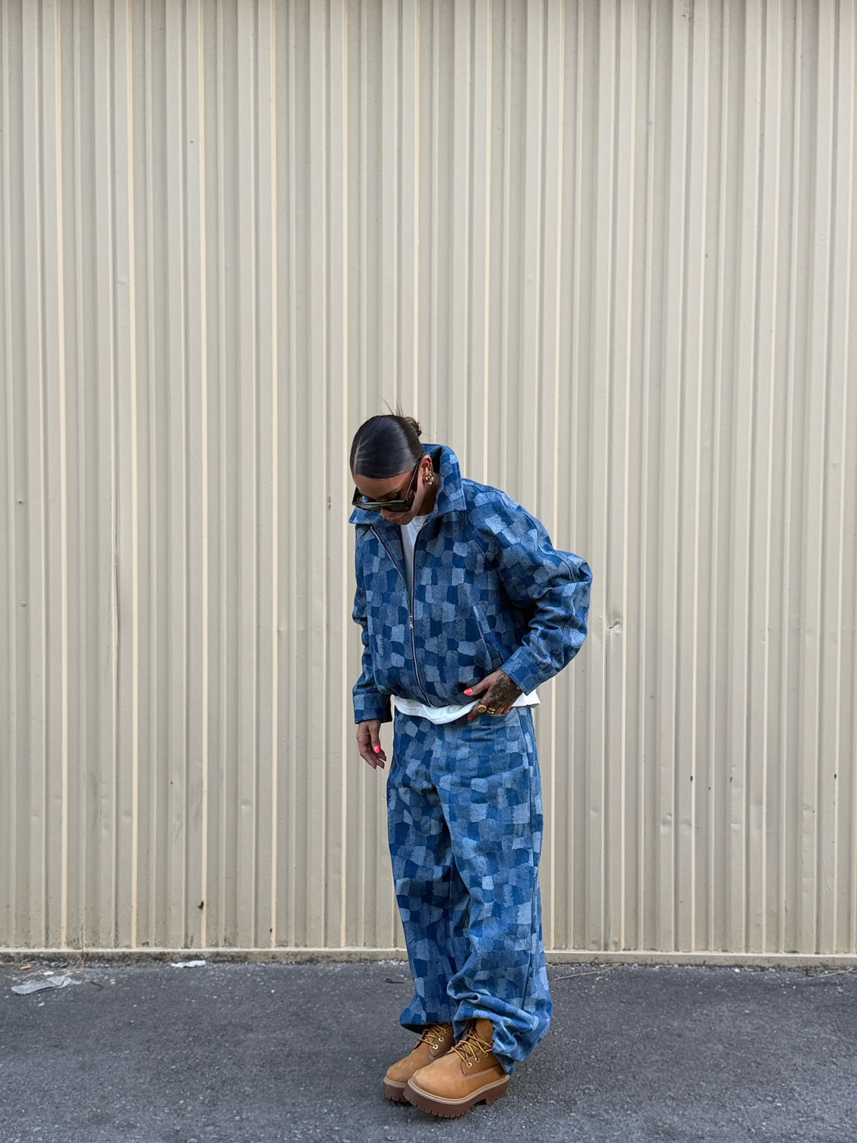 BOMBER DENIM JACQUARD LUMINA