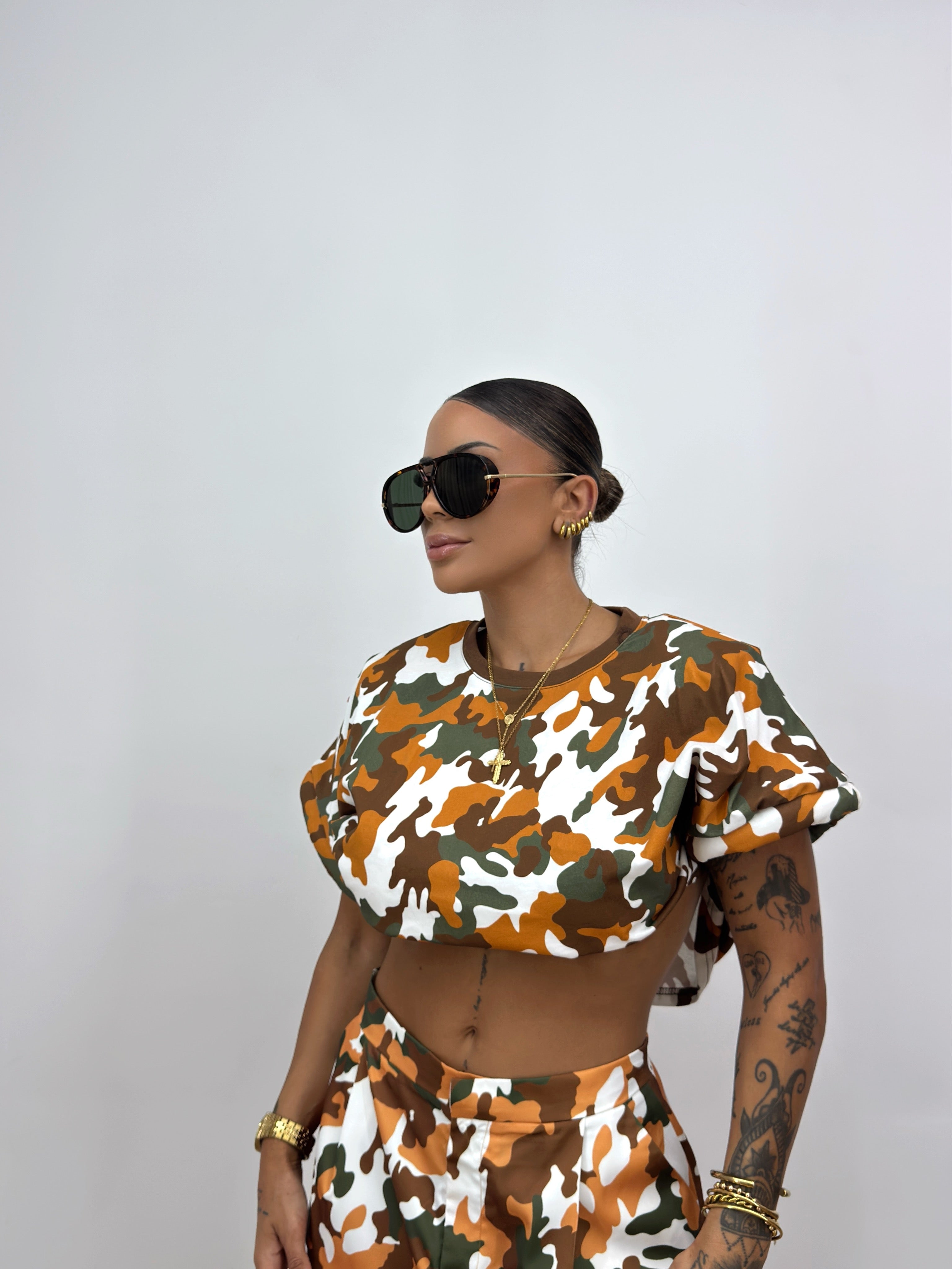 SHORT SATINADO PREMIUM CAMO