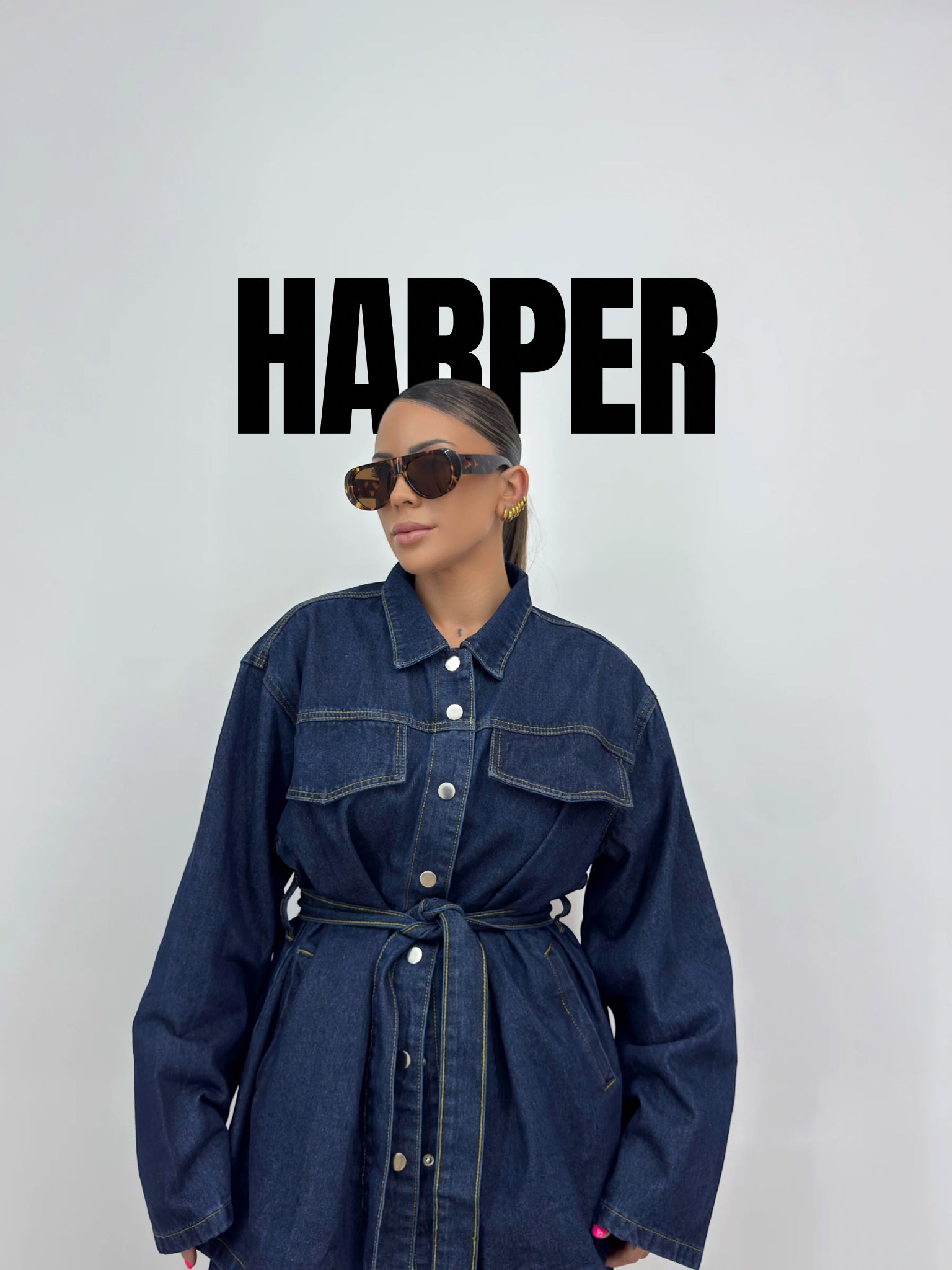 CONJUNTO OVERSIZE PREMIUM DENIM HARPER