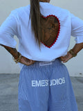 CAMISETA OVER PREMIUM BACK HEART WHITE