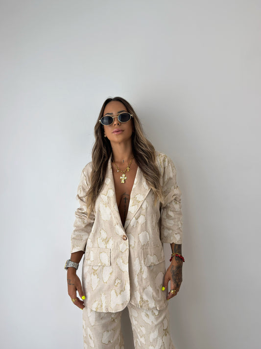 TRAJE PREMIUM LINO LEOPARD