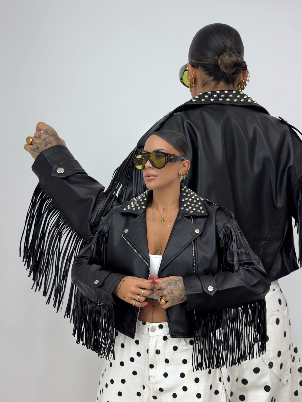 BIKER ECO PIEL FLEKKS