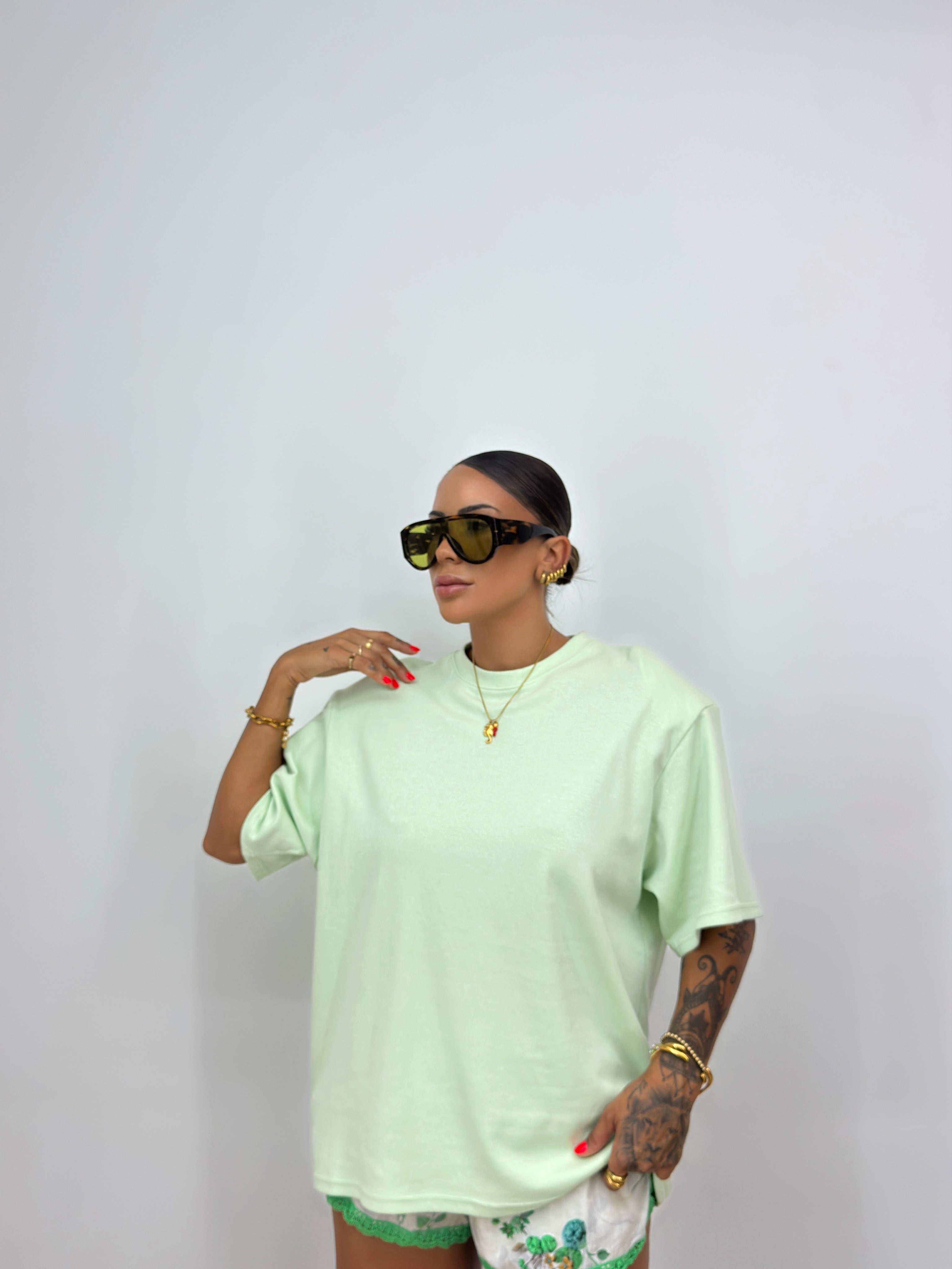 CAMISETA OVER PREMIUM HYPE VERD
