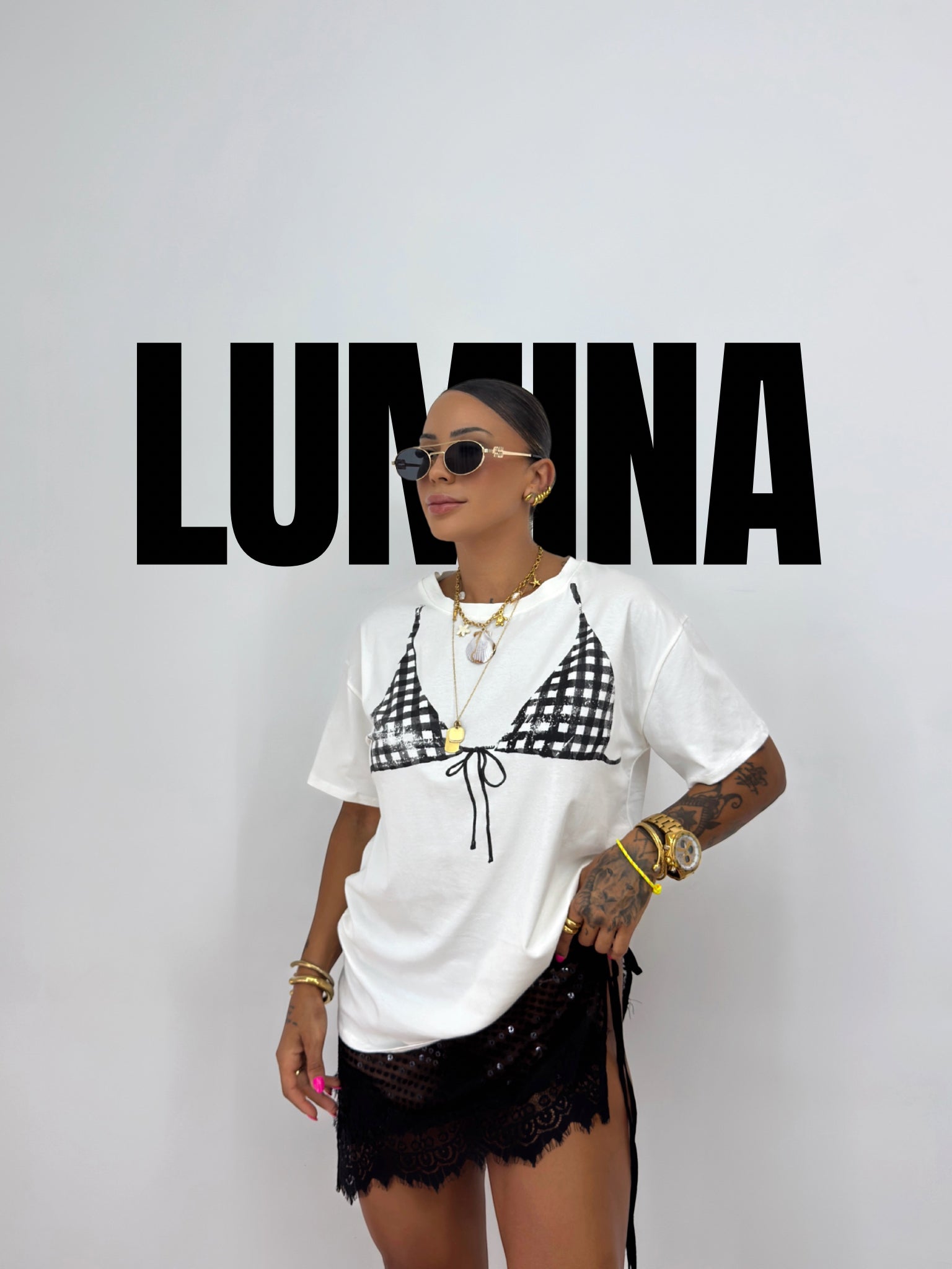 FALDA | PAREO LUMINA LENT BLACK