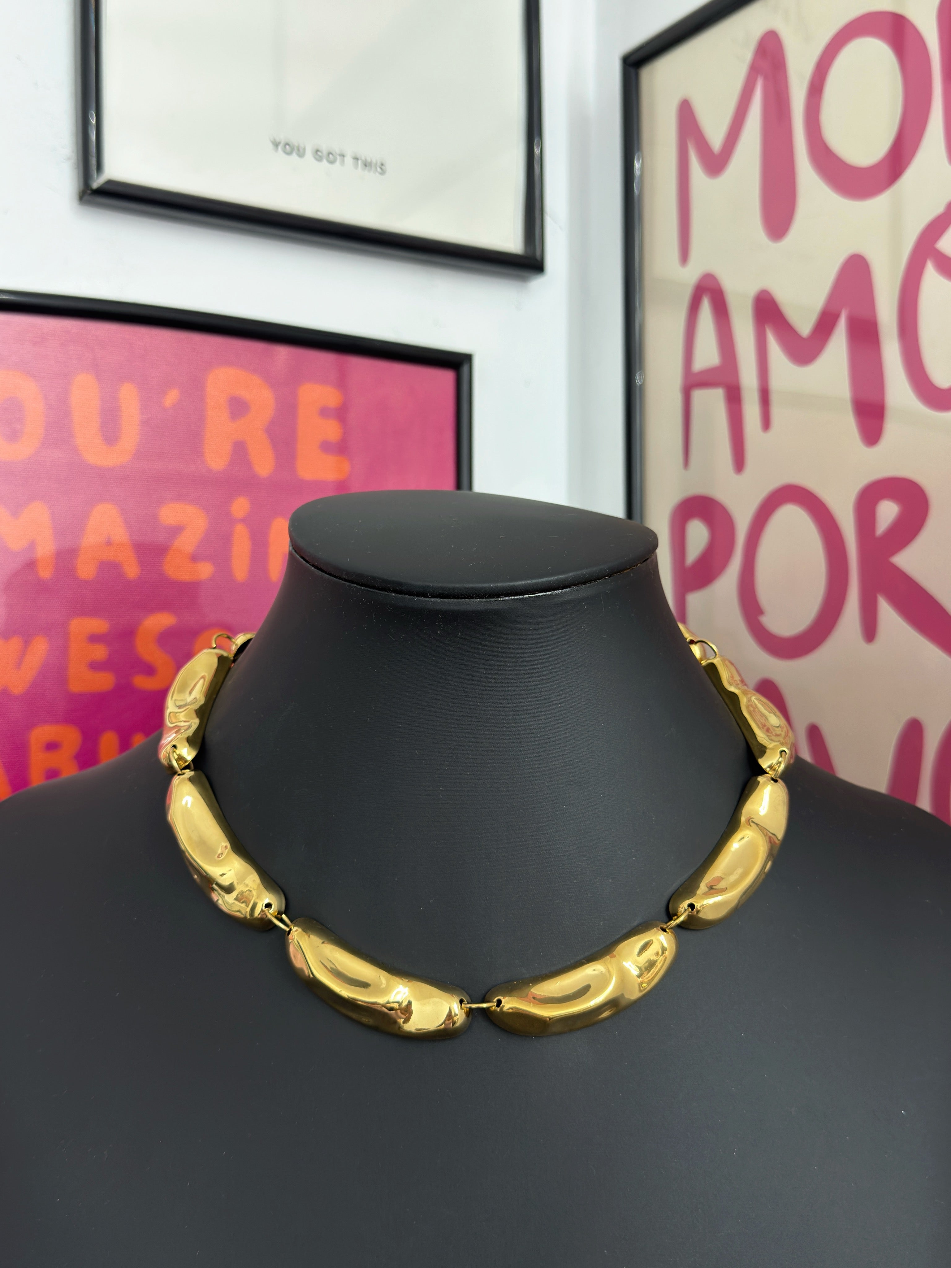 COLLAR GOLD LAMS
