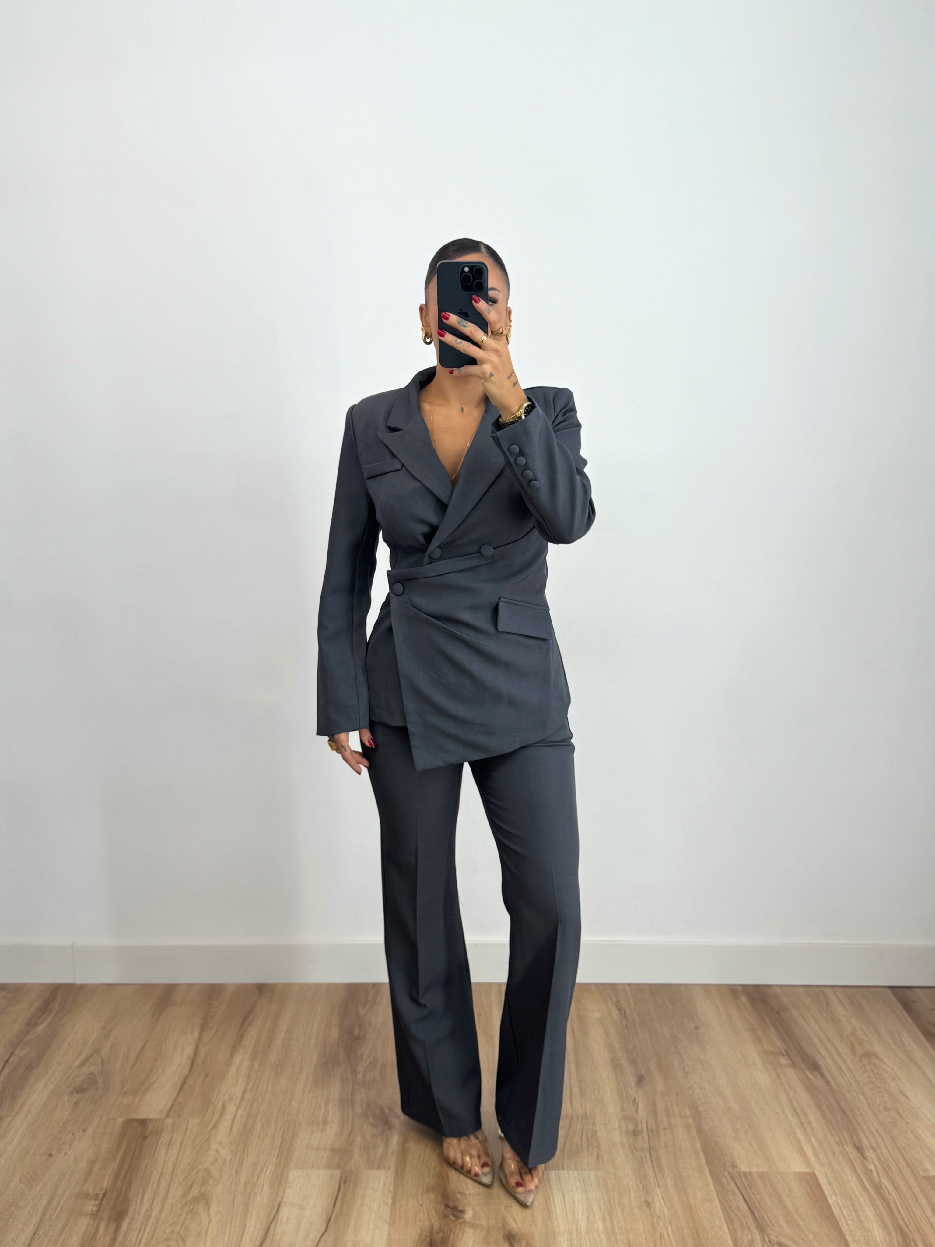 TRAJE PREMIUM CELINE GREY