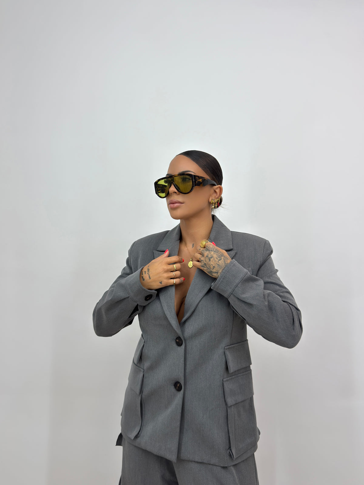 BLAZER CARGO GREY LUMINA