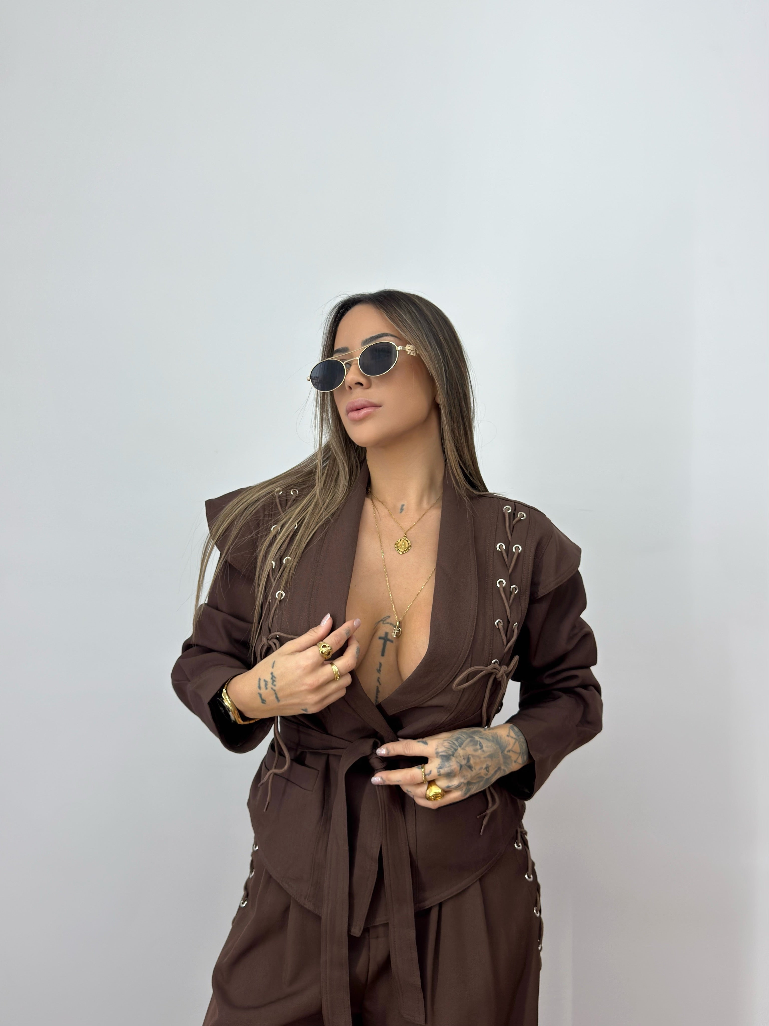 BLAZER PREMIUM TRENZ BROWN