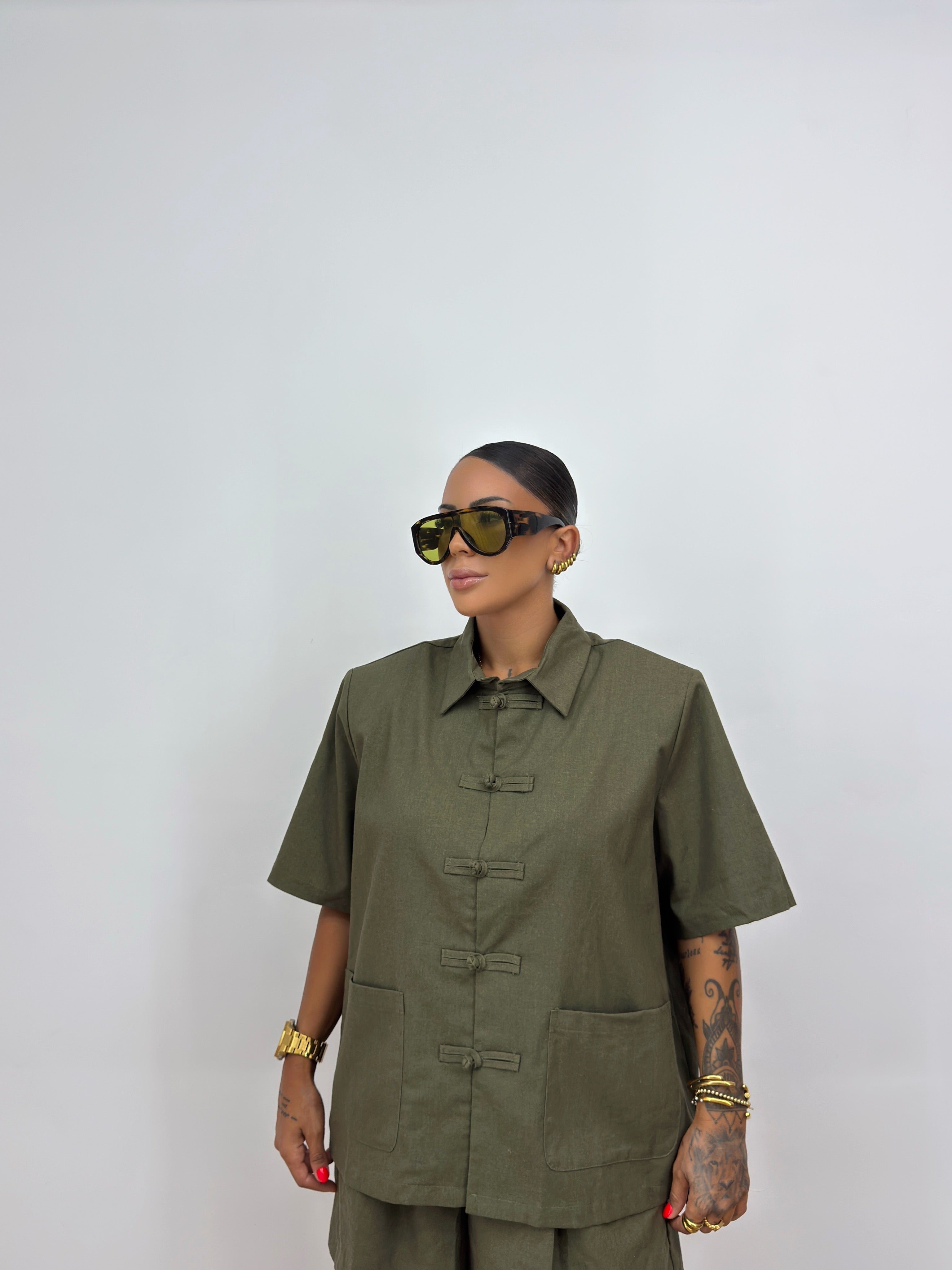 CONJUNTO PREMIUM PURO LINO VERD