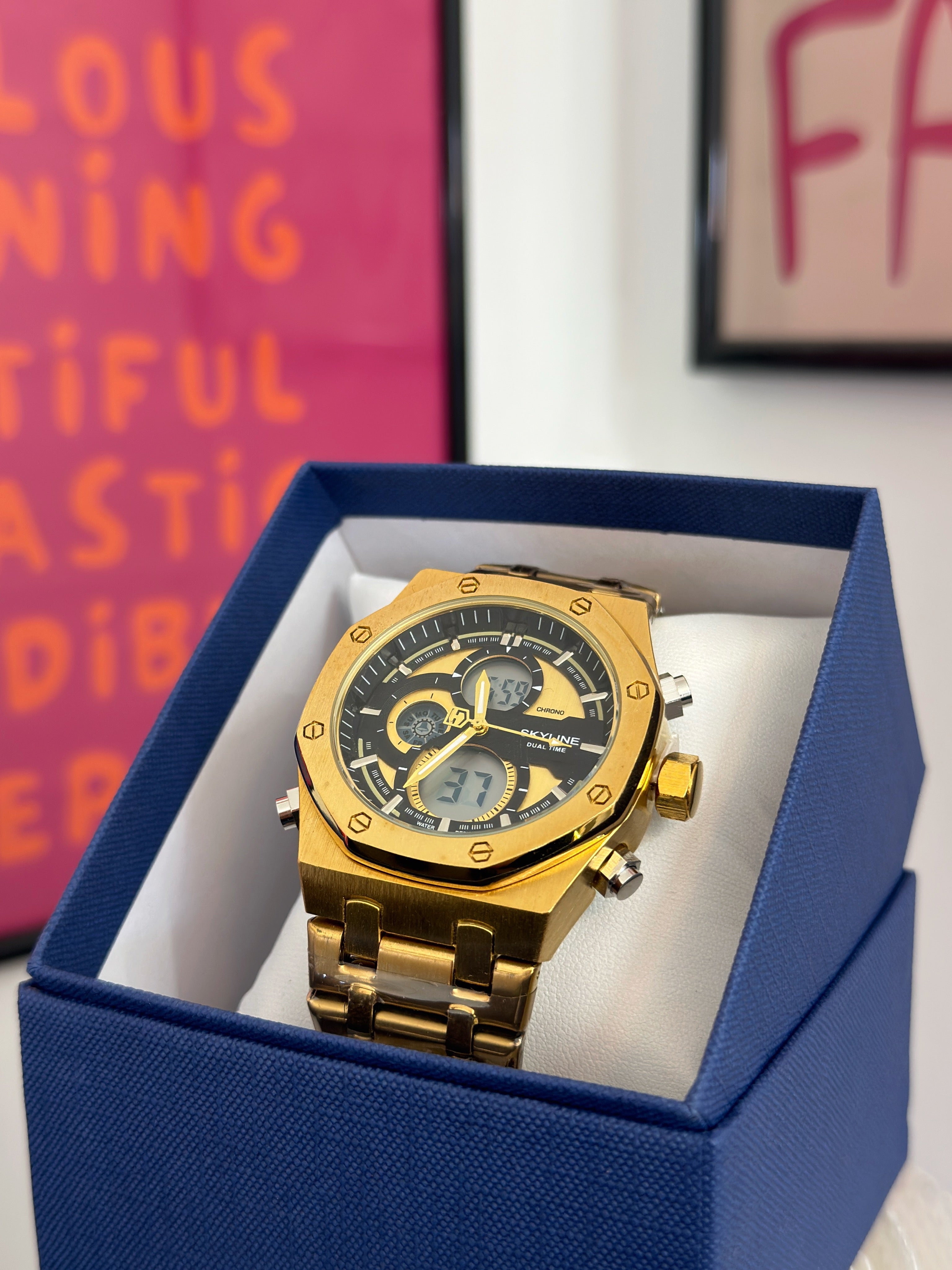 RELOJ UNISEX SKYLINE | BLACK