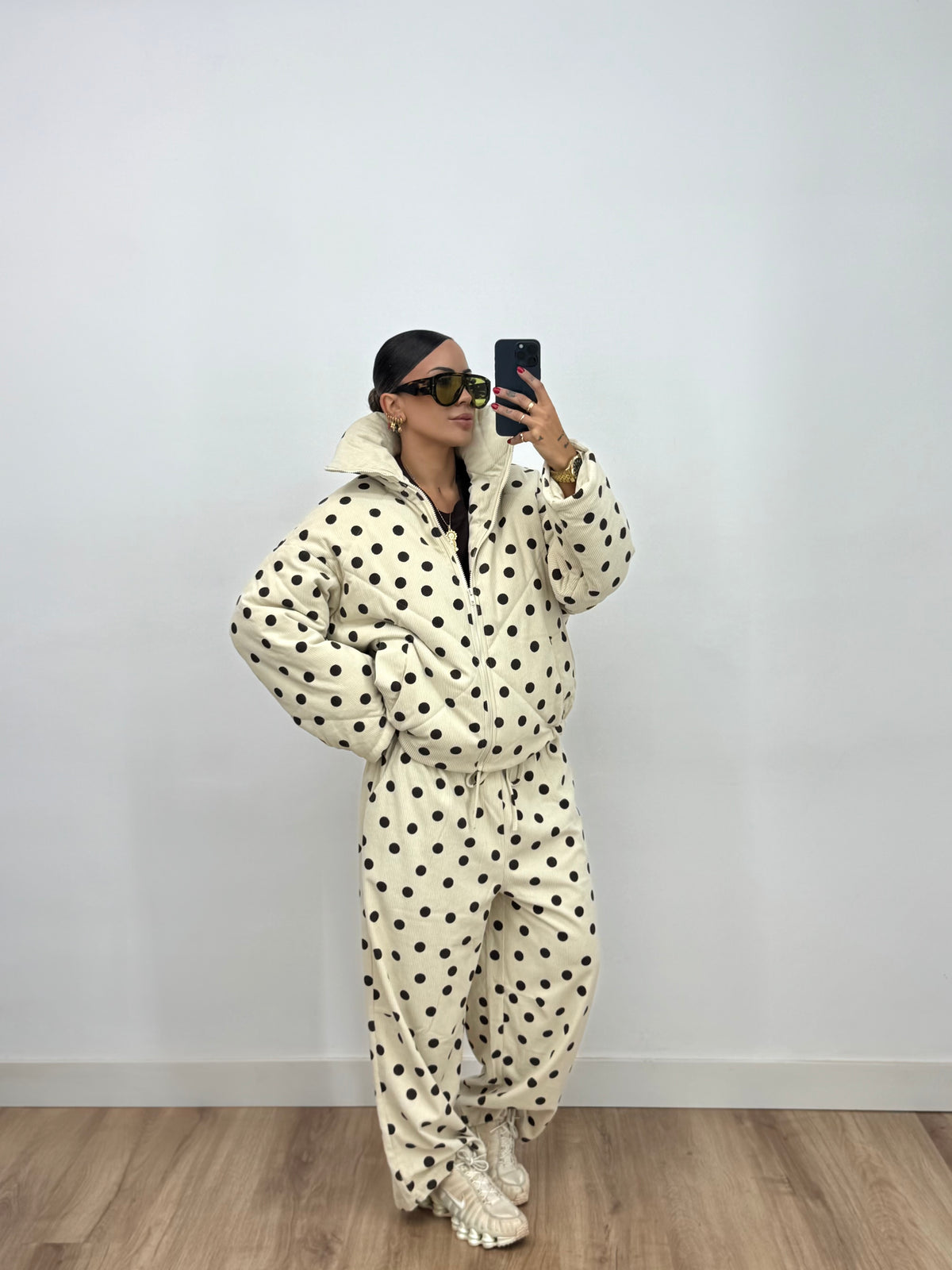PANTALÓN PANA POLKA DOTS