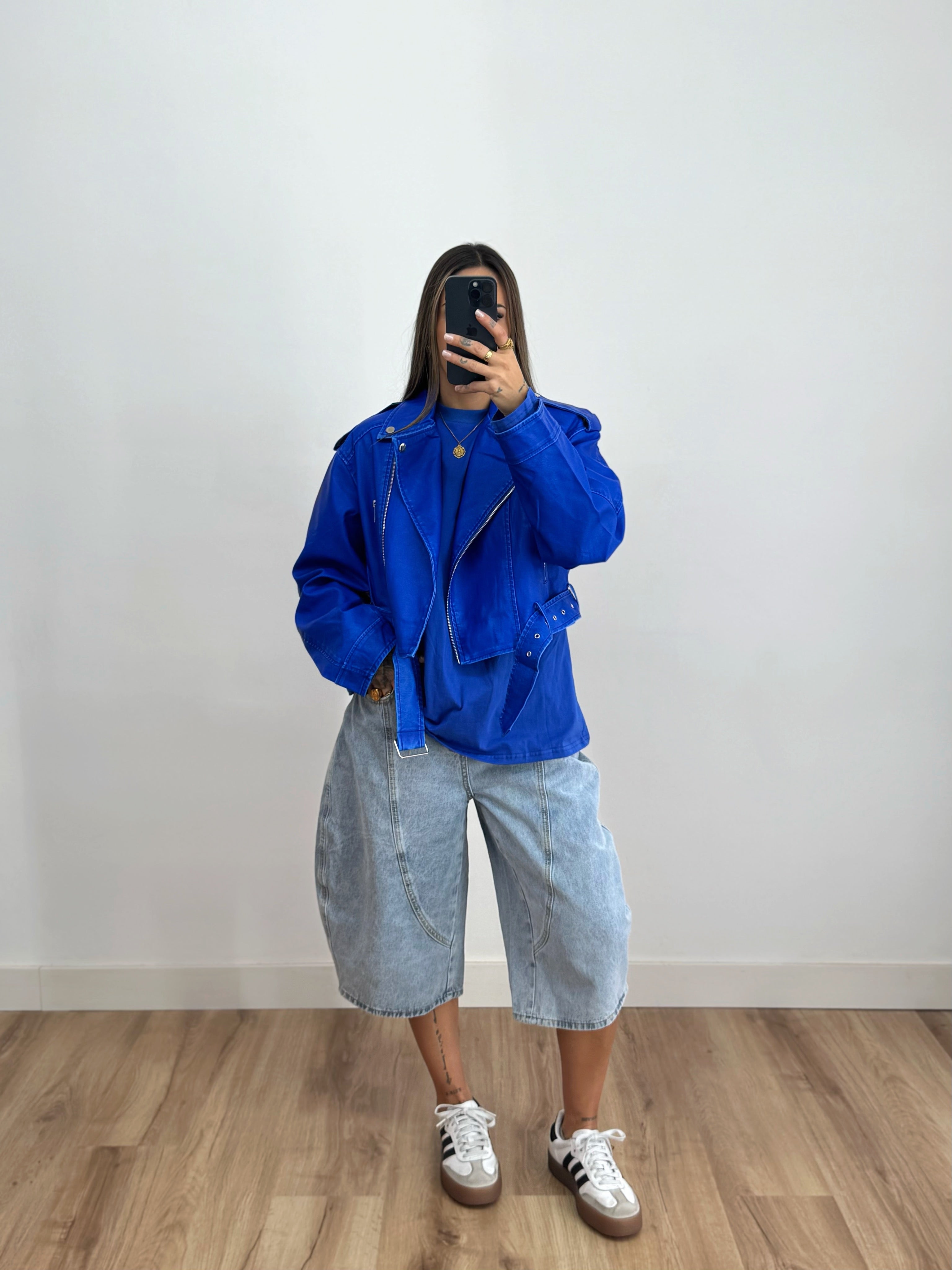 BERMUDA DENIM BALLOON BABY BLUE