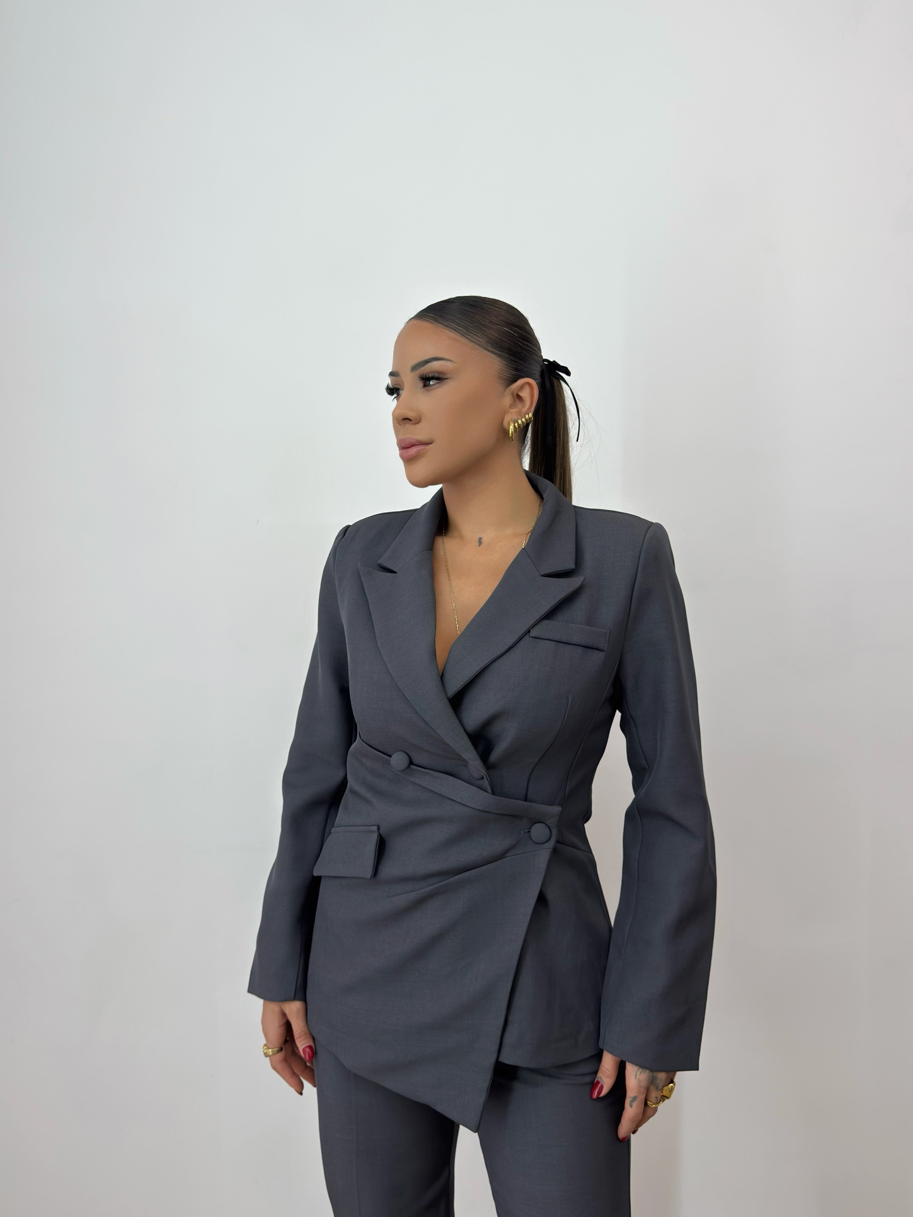 TRAJE PREMIUM CELINE GREY