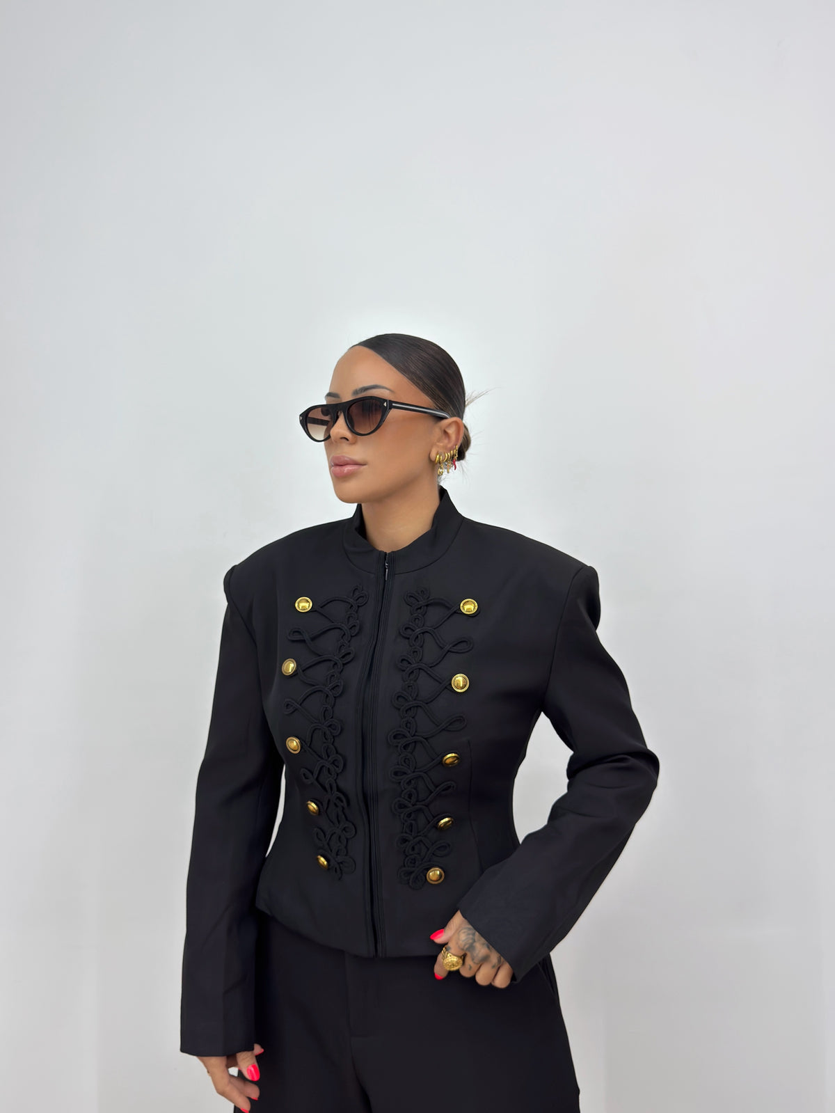 CHAQUETA PREMIUM NAPOLEÓN BLACK