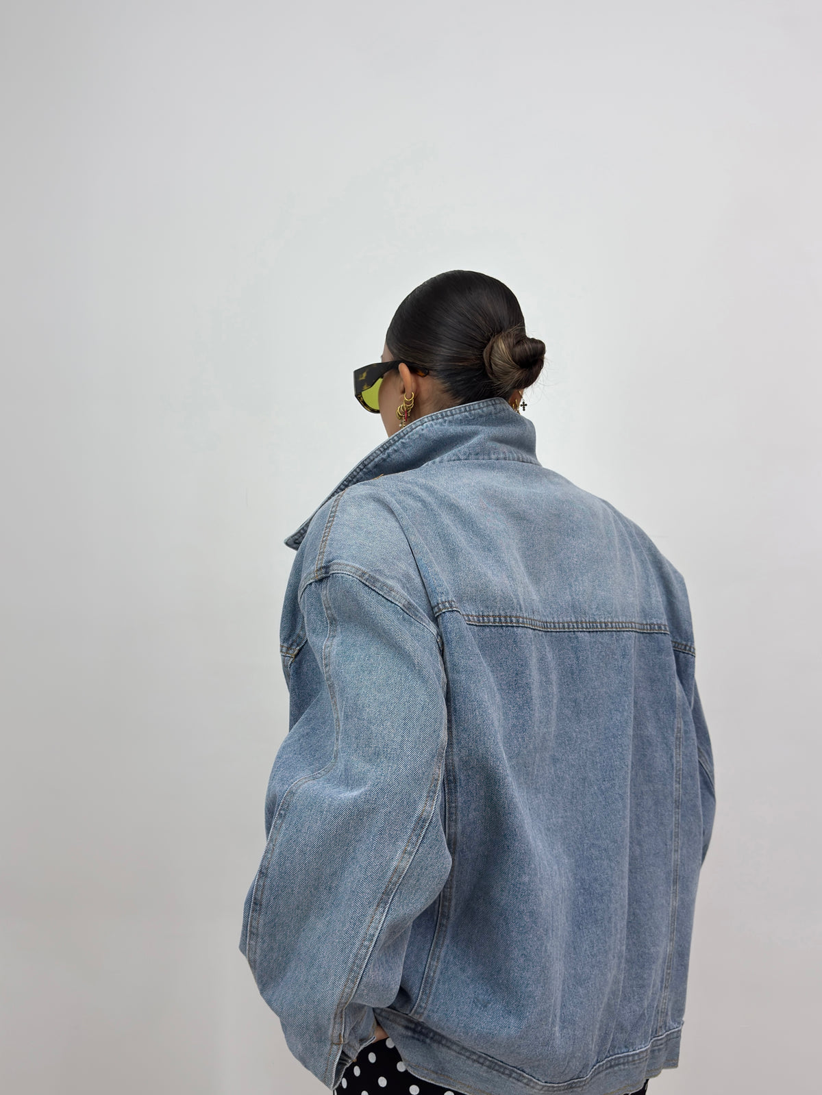 CHAQUETA OVER DENIM DOUBLE