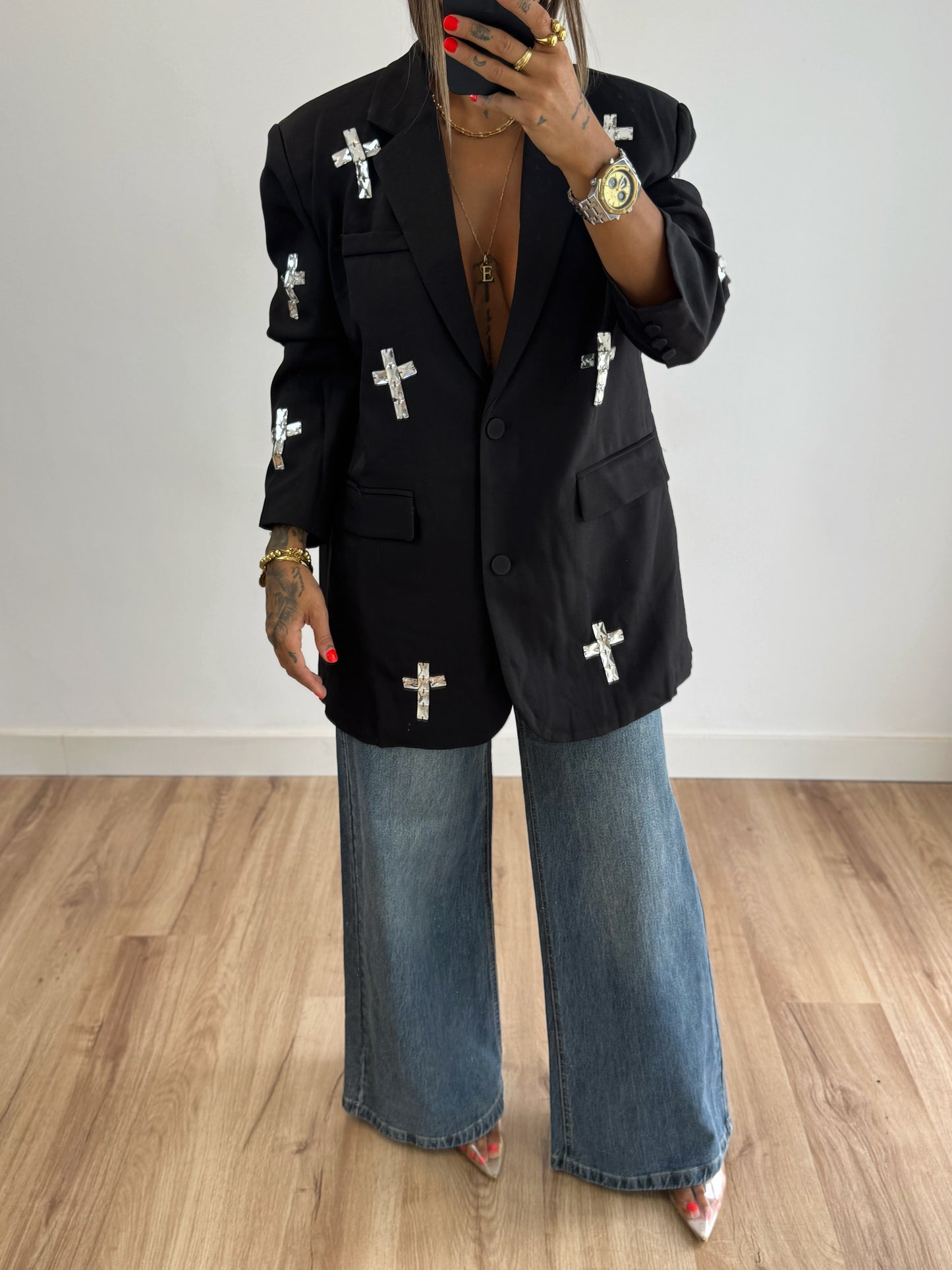 JEANS WIDE LEG PREMIUM PURPURINA