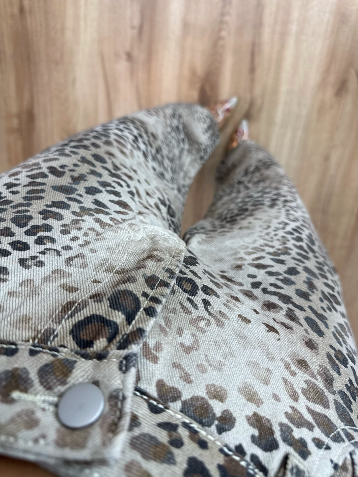 JEANS PREMIUM BALLOON LEOPARD