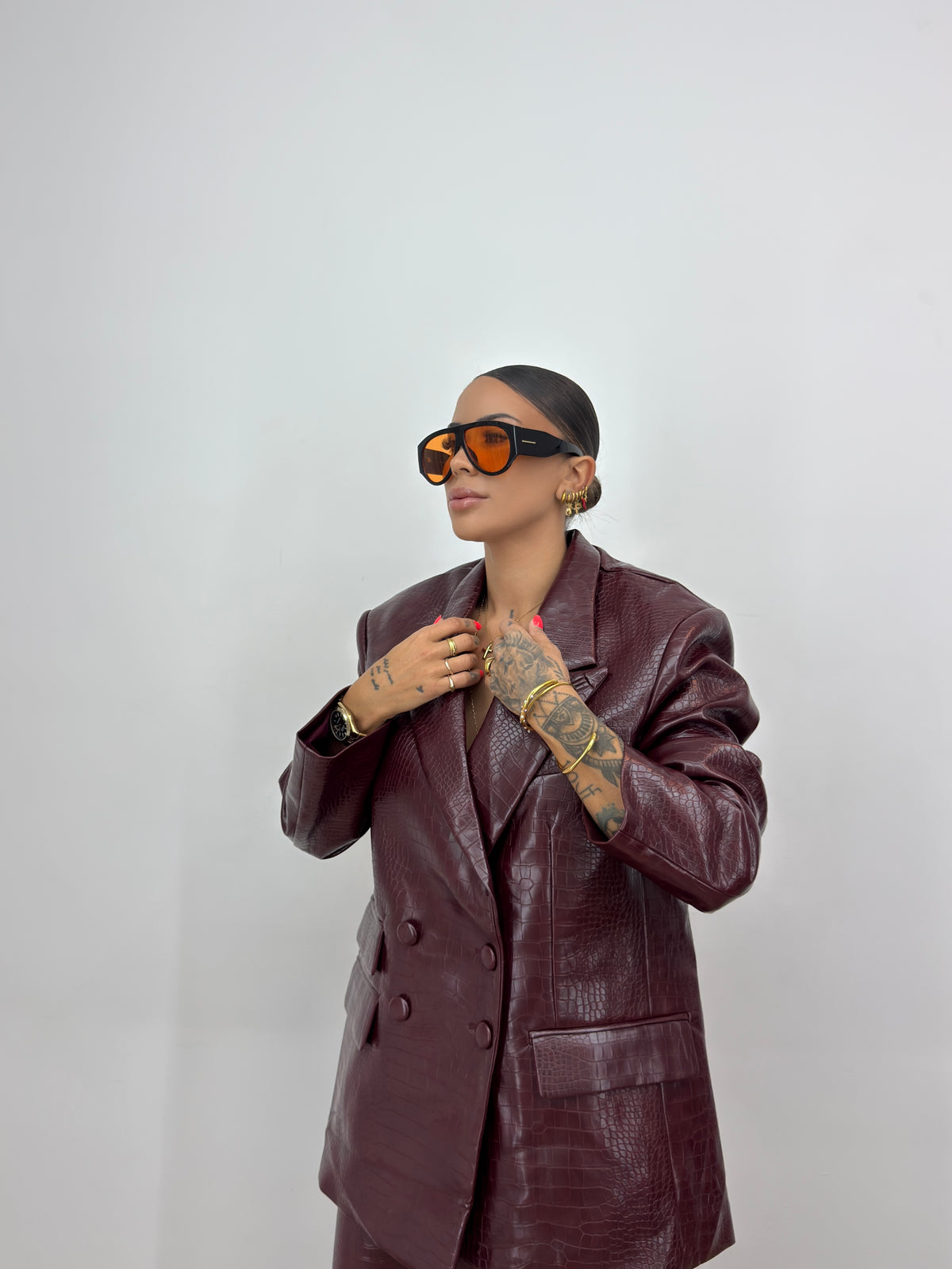 BLAZER OVER CROCO LUMINA