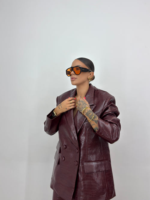 BLAZER OVER CROCO LUMINA