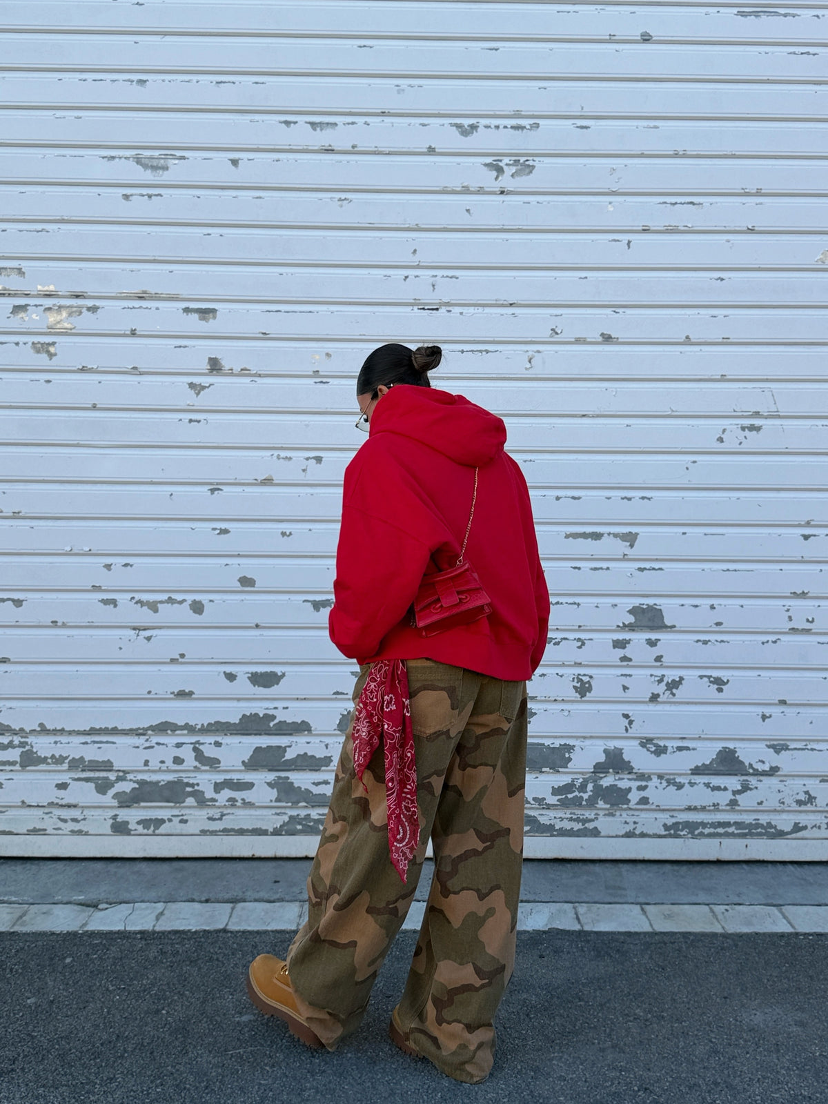 JEANS OVER WASH CAMO