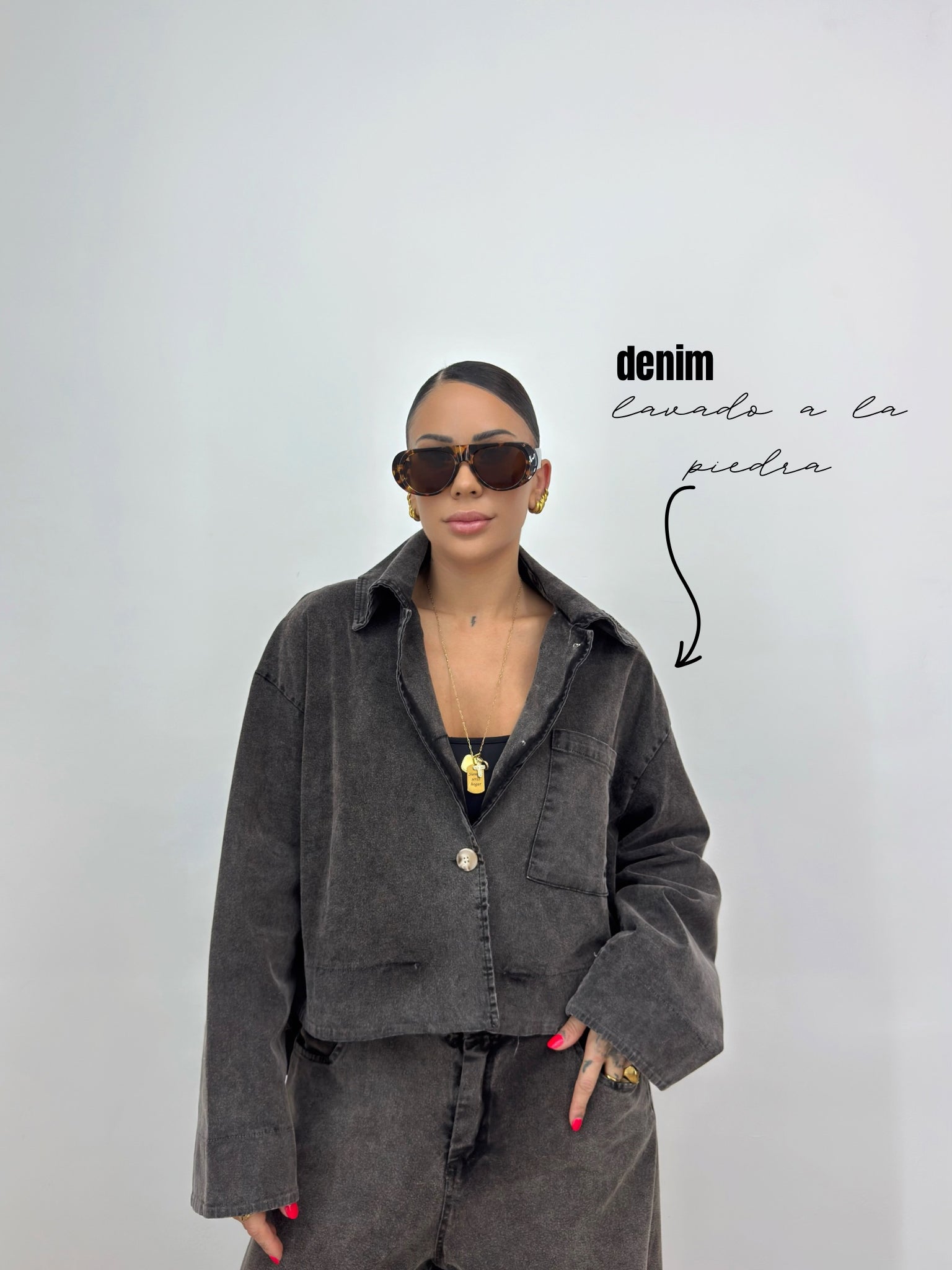 CONJUNTO PREMIUM DENIM WASH