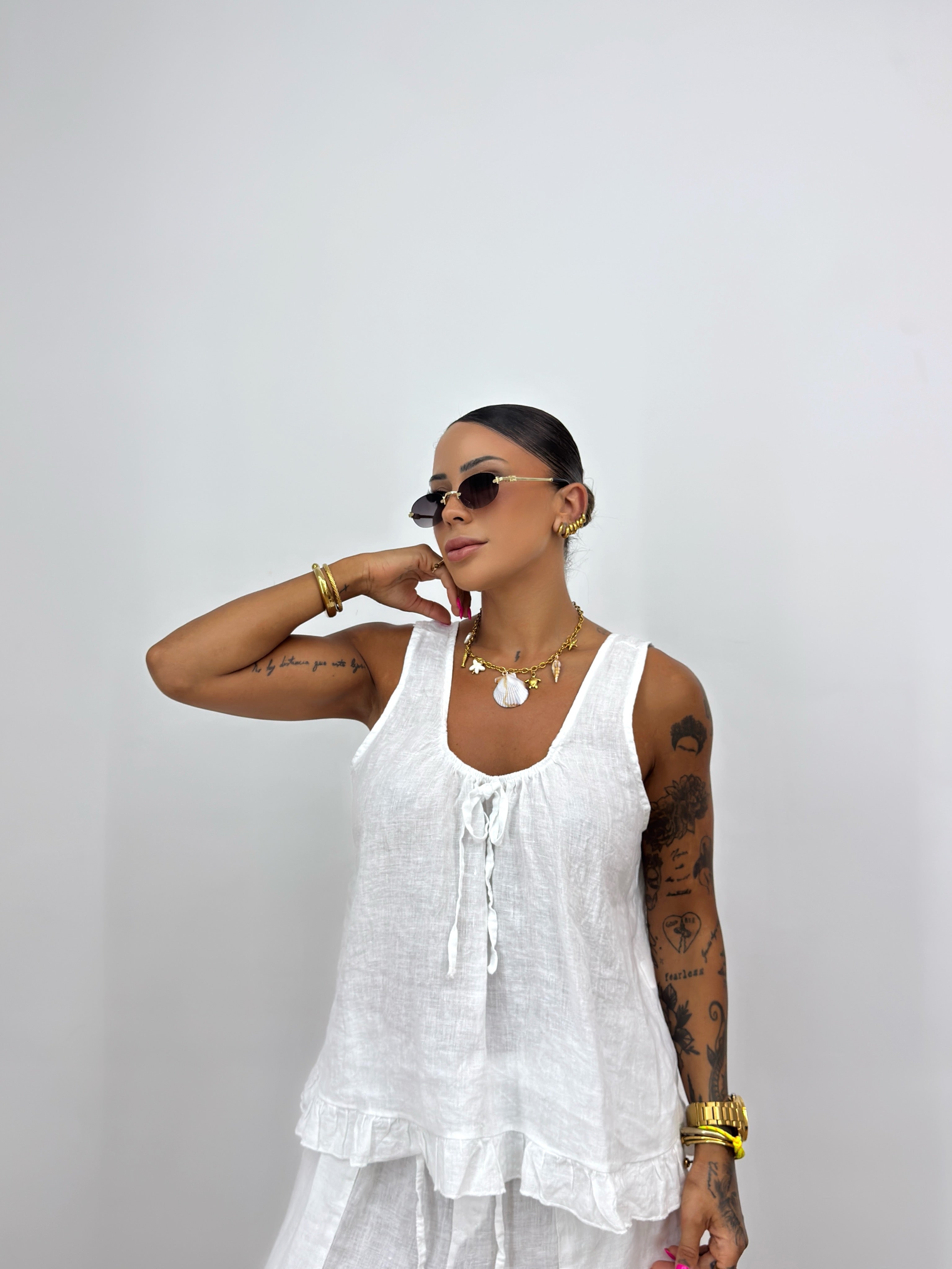 BLUSA PREMIUM PURO LINO HANNAH
