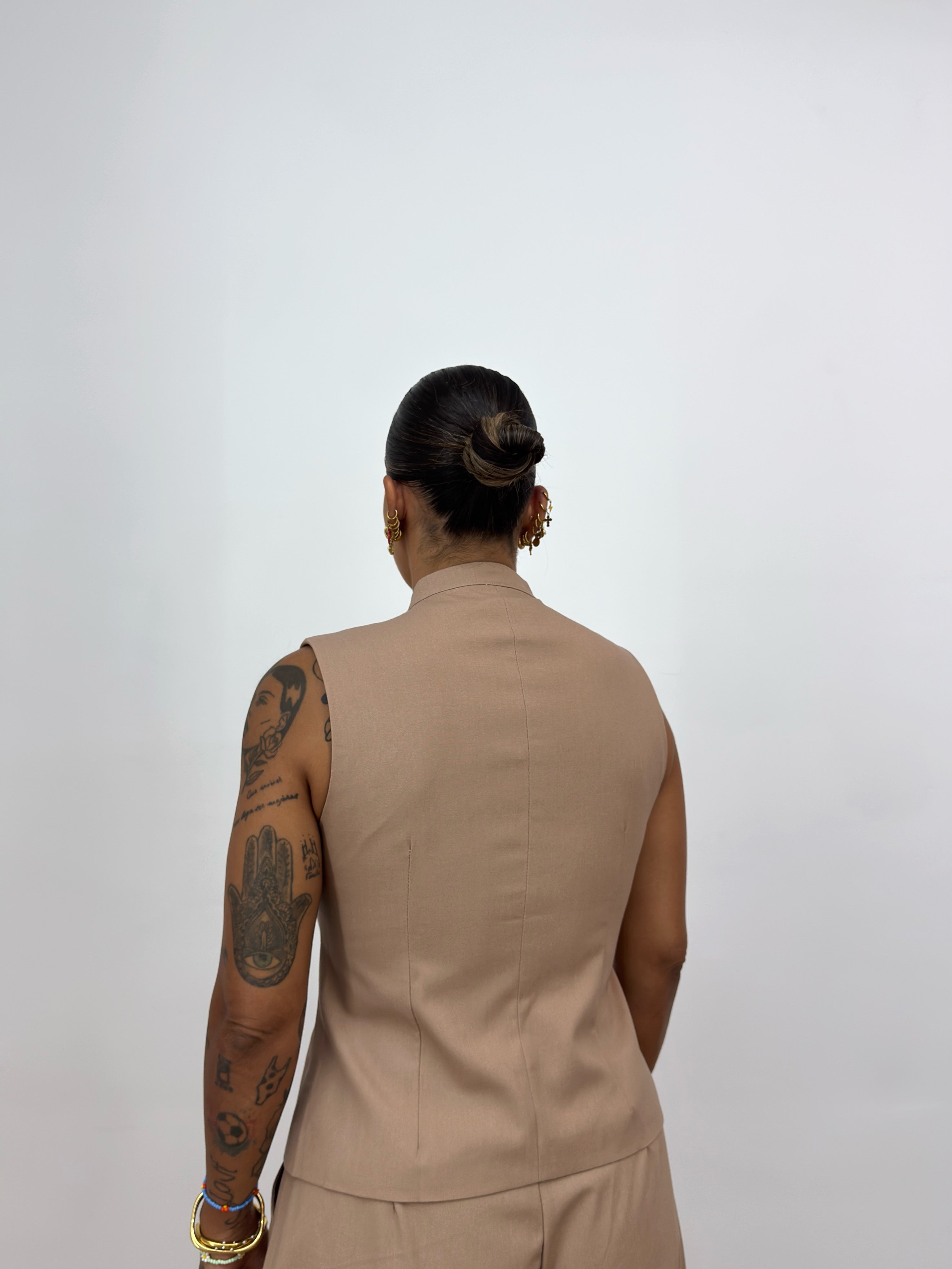 TOP PREMIUM PURO LINO TAUPE