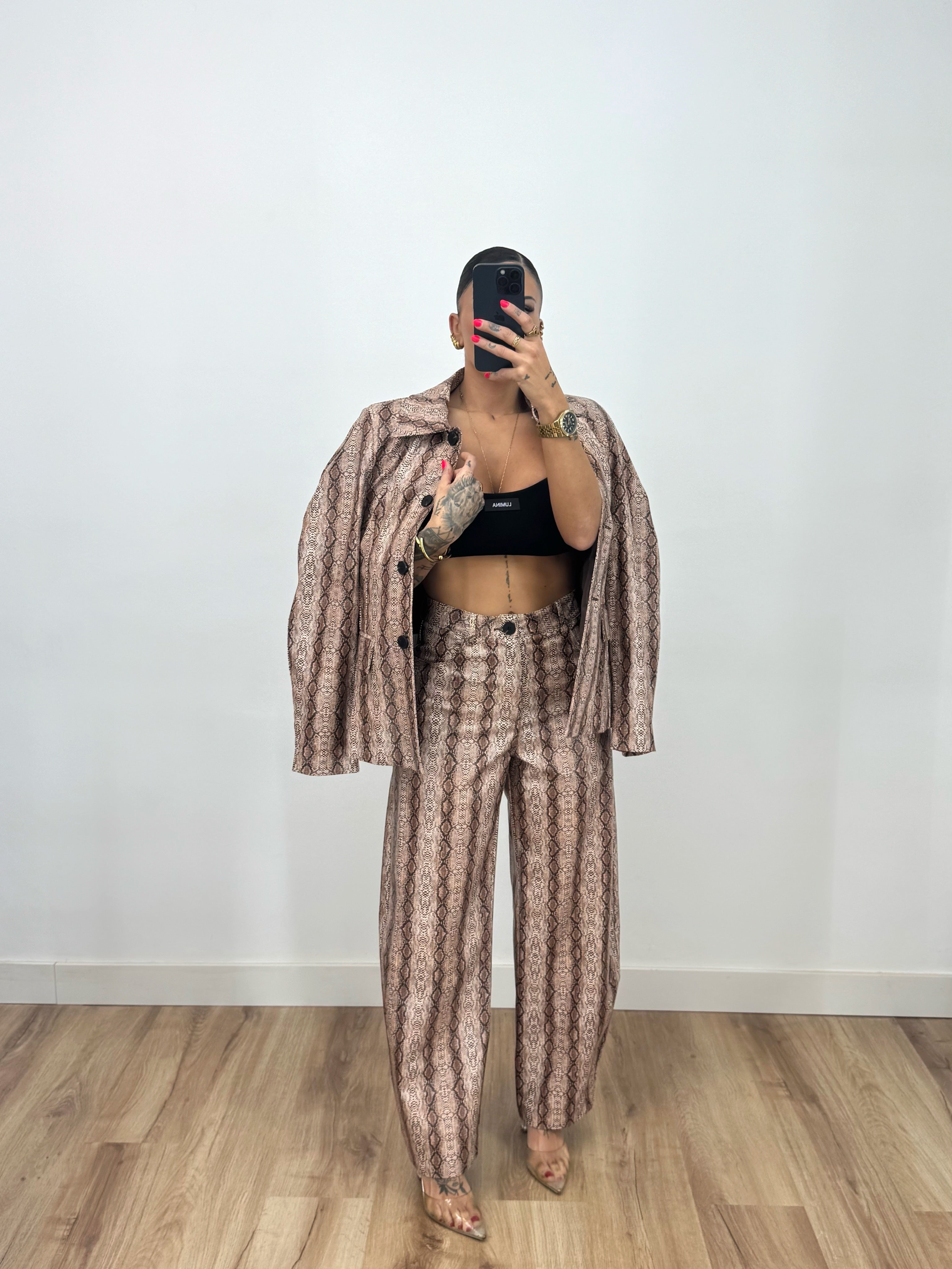 PANTALÓN PIEL SINTÉTICA LUMINA