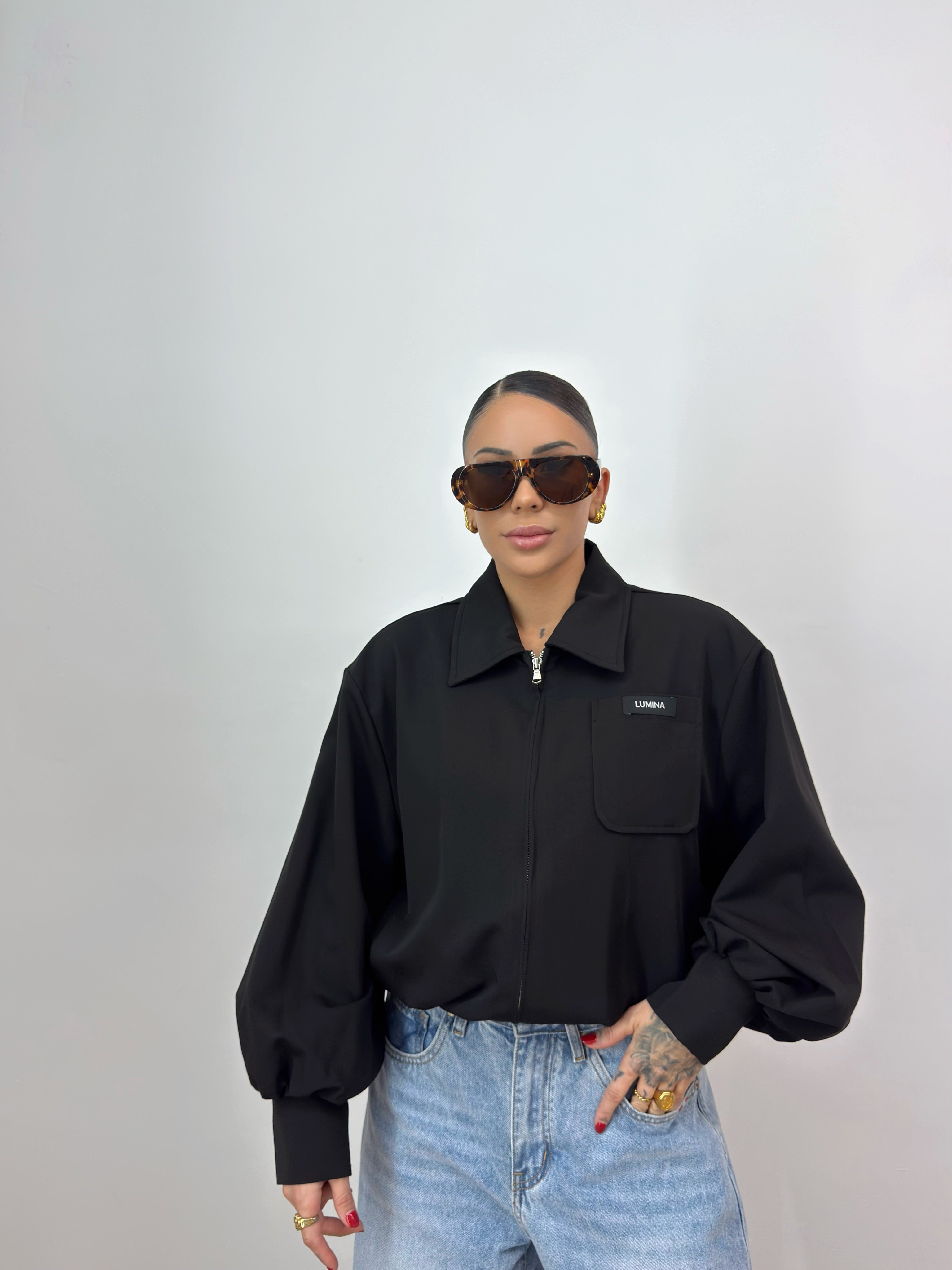 BOMBER BLACK LUMINA