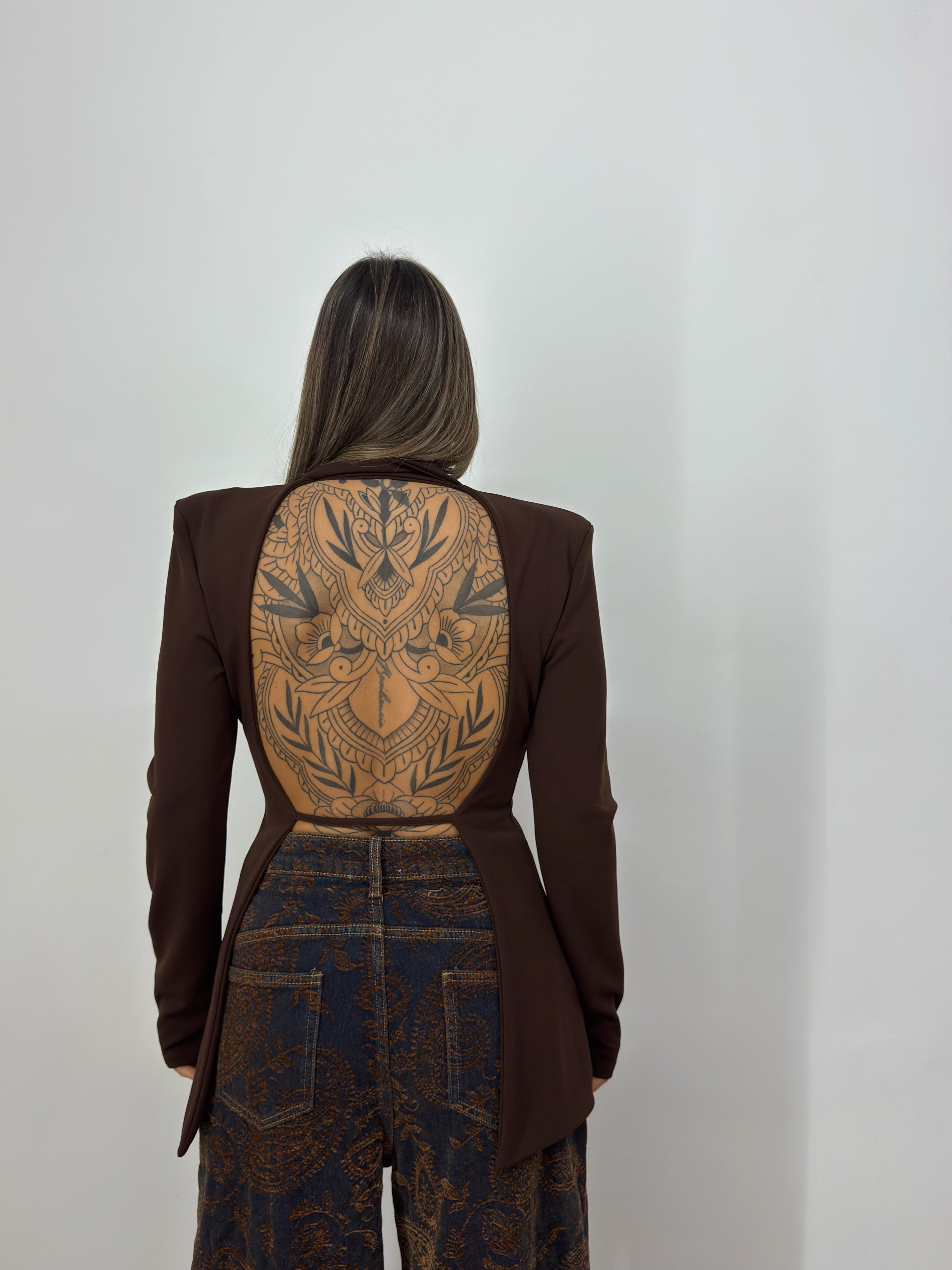 BLAZER SCARLETT CHOC