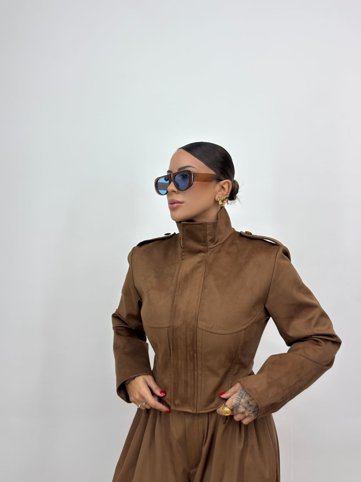 CHAQUETA ANTE LUMINA