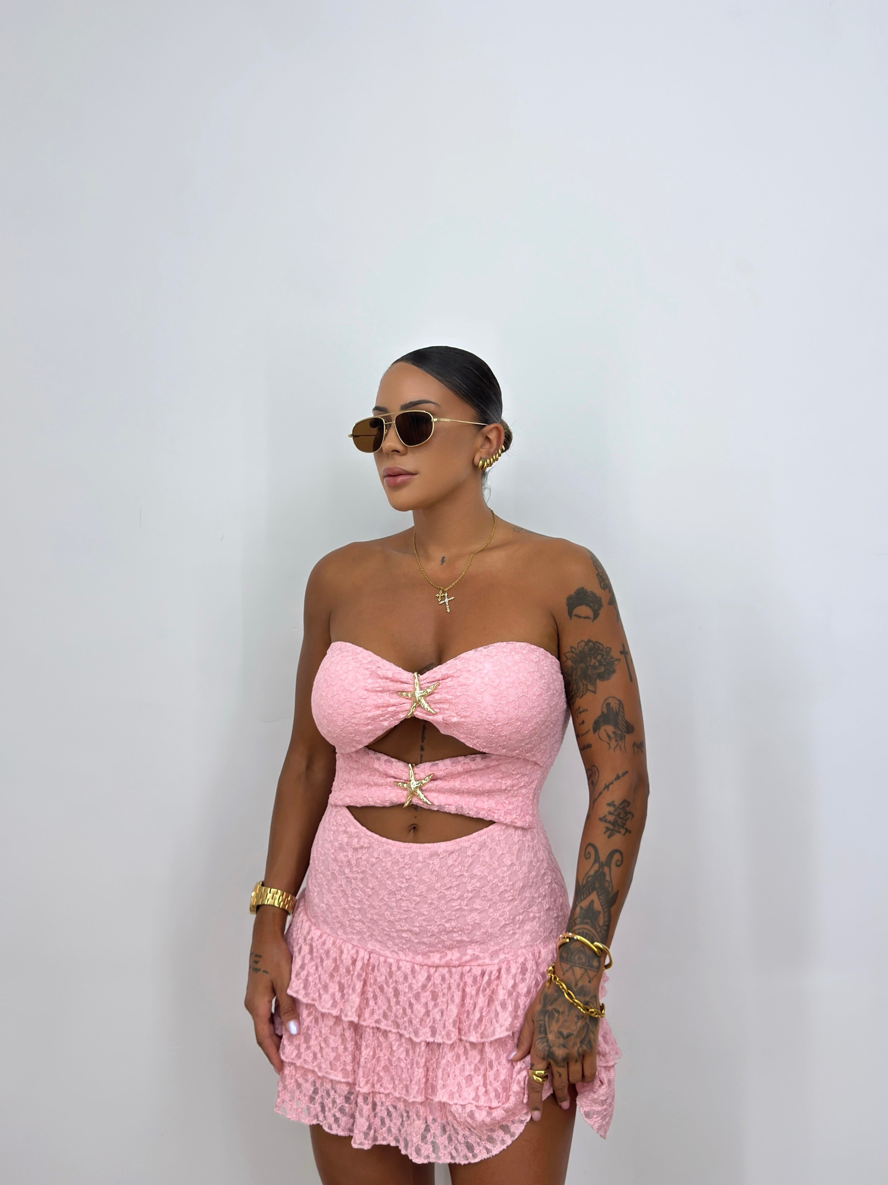 VESTIDO PINK STARFISH