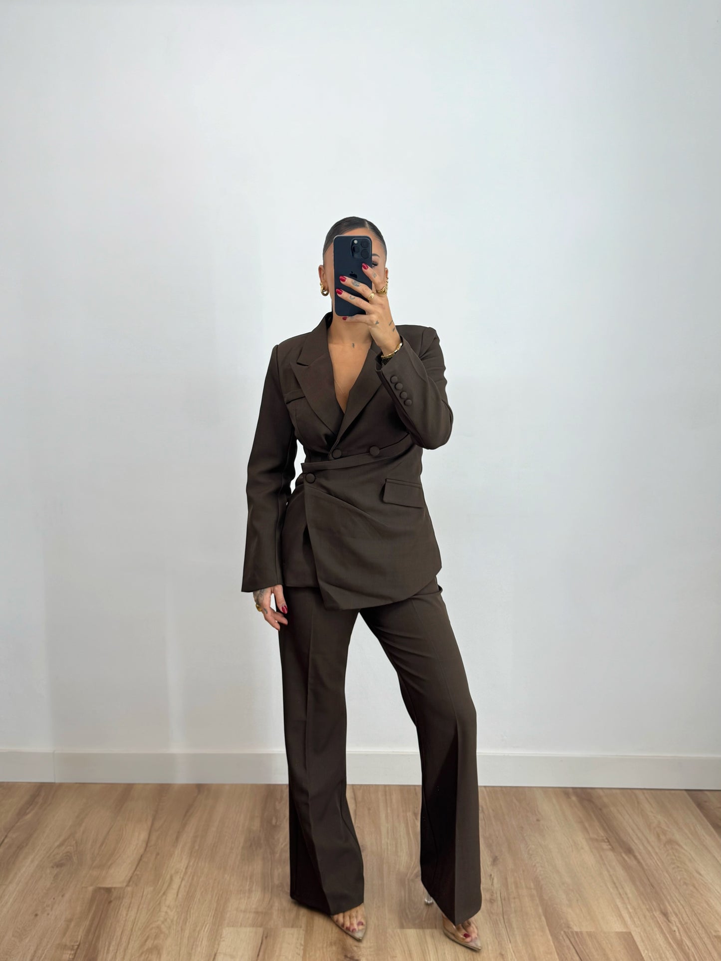 TRAJE PREMIUM CELINE CHOCO