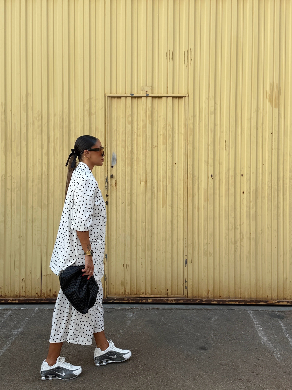 BLAZER OVER PREMIUM POLKA DOTS