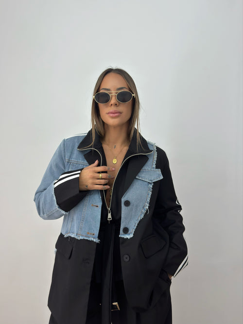 BLAZER PREMIUM COMBI DENIM