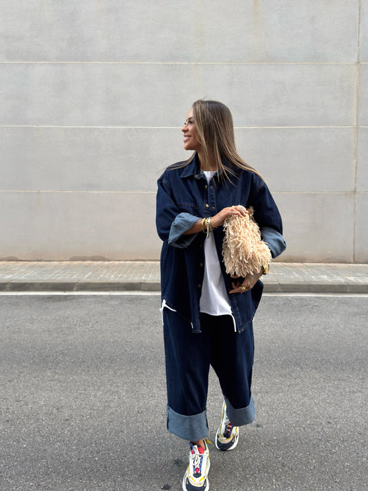 CONJUNTO OVERSIZE PREMIUM DENIM HARPER