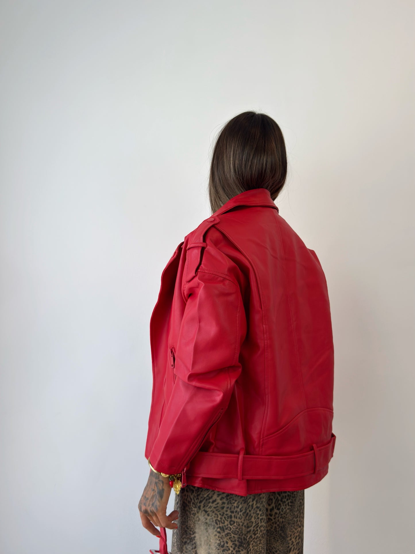 BIKER OVER PREMIUM ALL RED