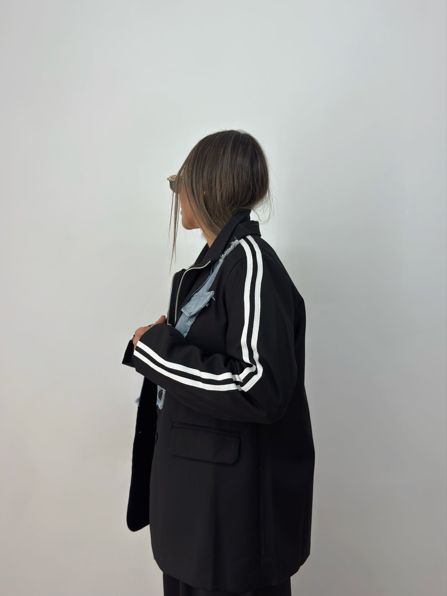 BLAZER PREMIUM COMBI DENIM