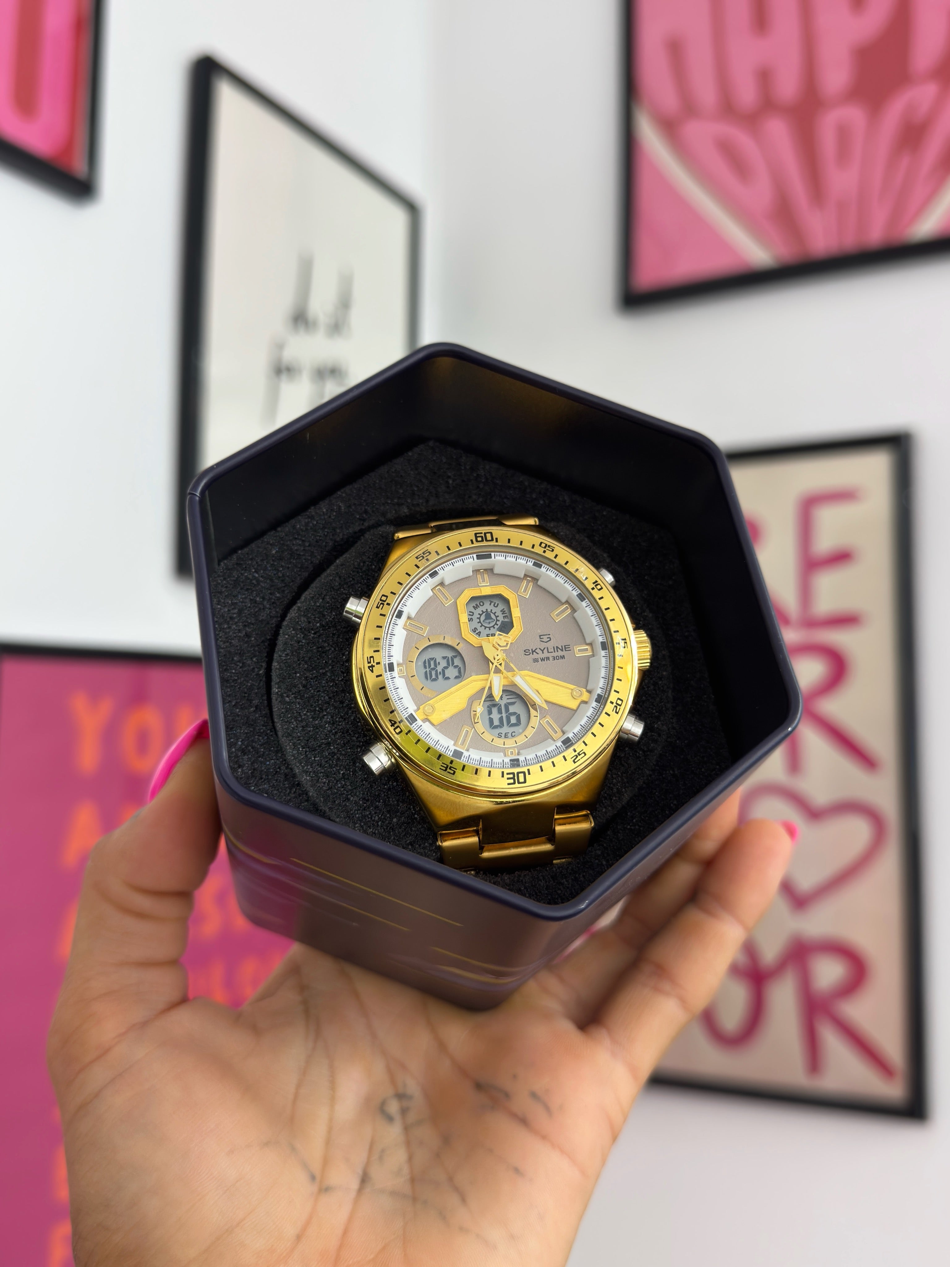 RELOJ UNISEX SKYLINE | PINK