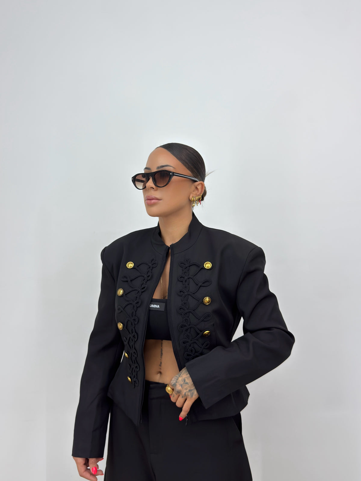CHAQUETA PREMIUM NAPOLEÓN BLACK