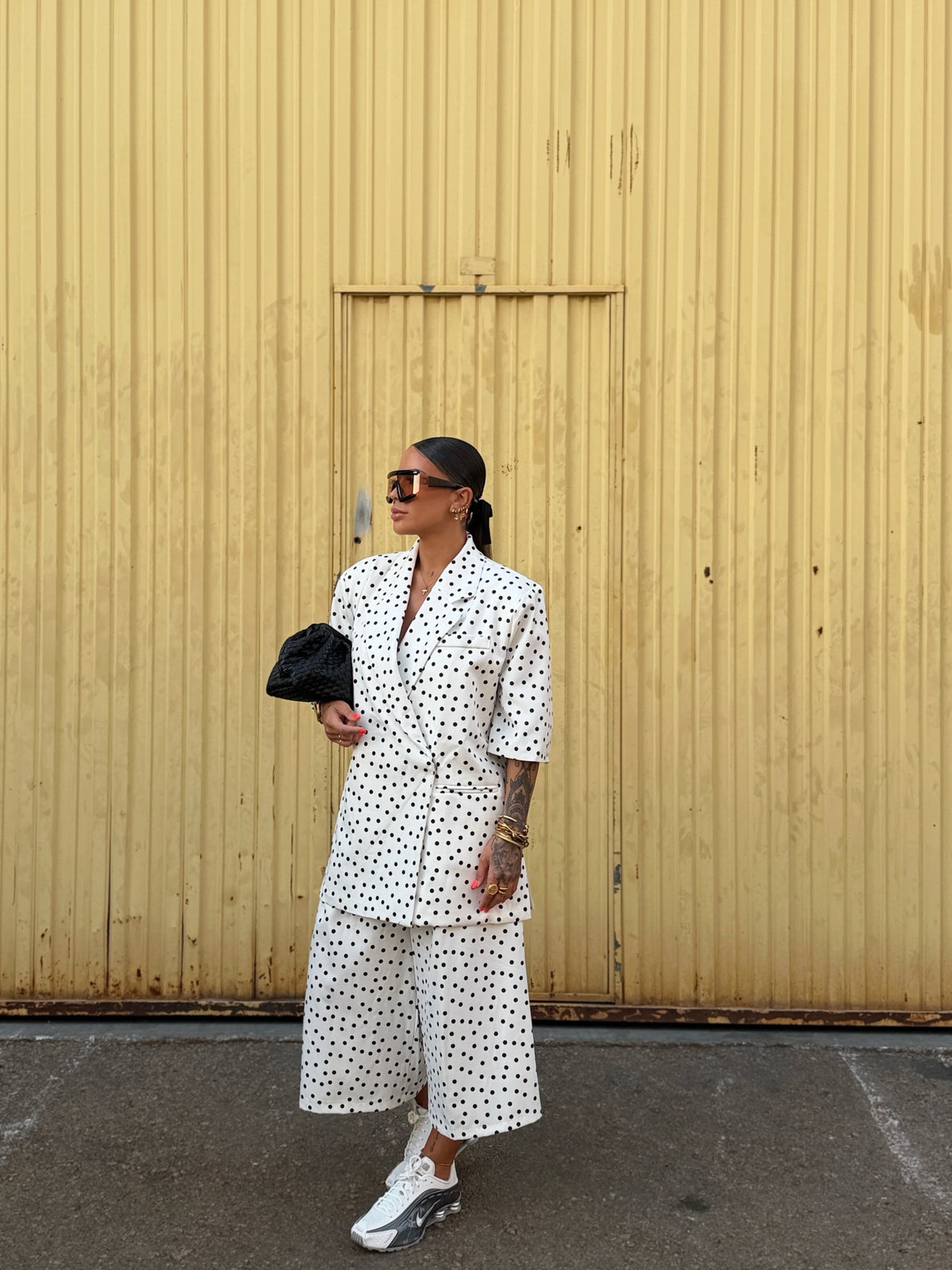 BLAZER OVER PREMIUM POLKA DOTS