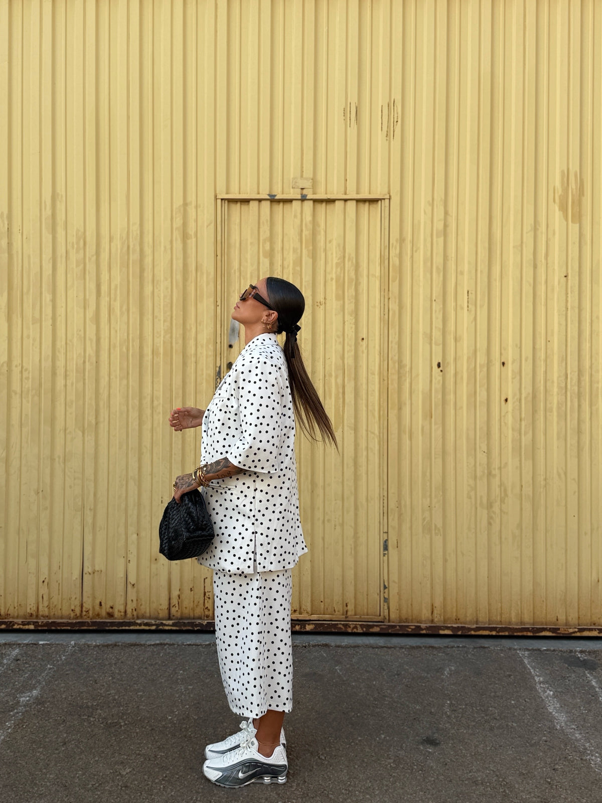 BLAZER OVER PREMIUM POLKA DOTS