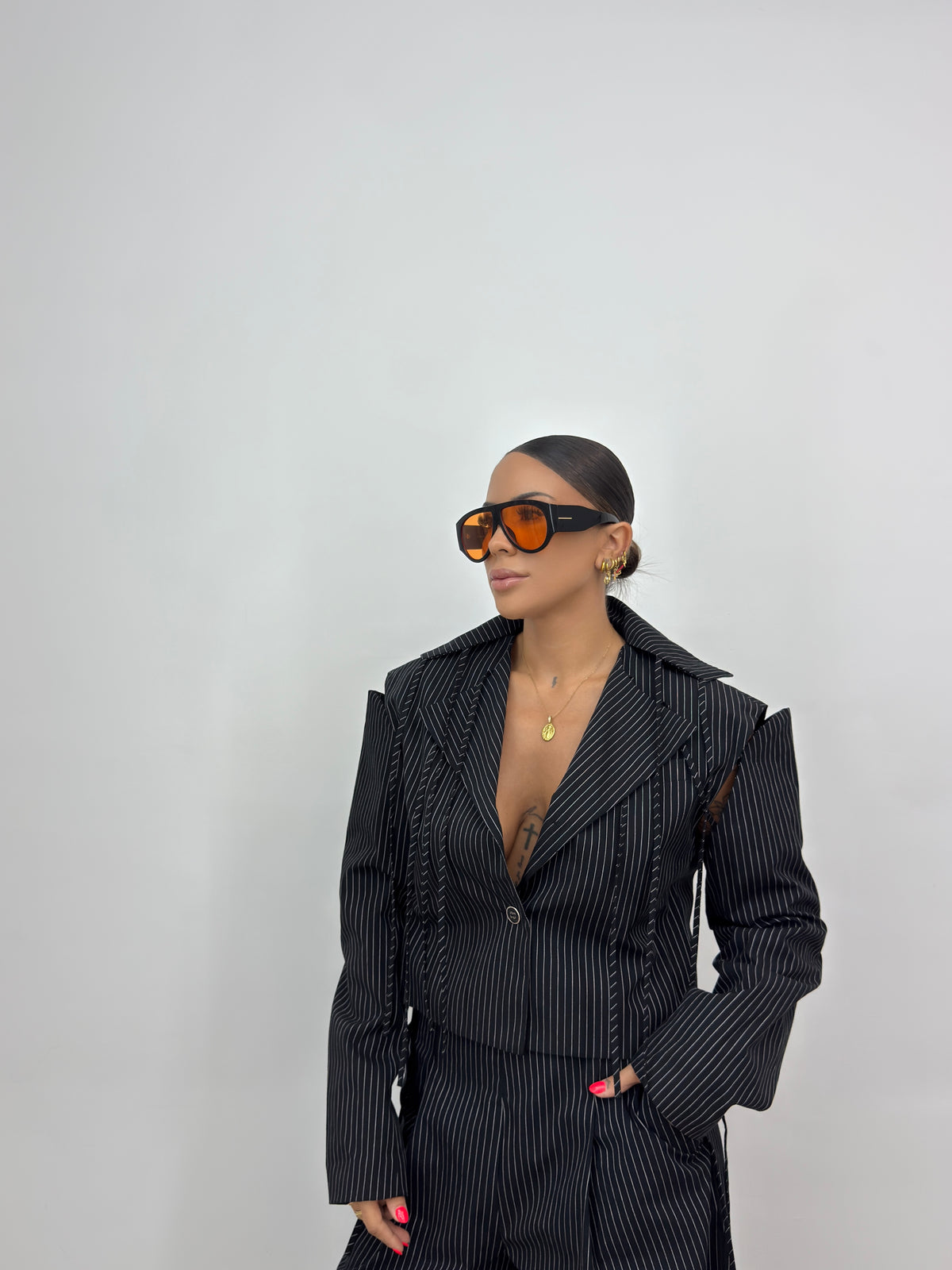 CAMISA CROPPED LUMINA CUT OUT