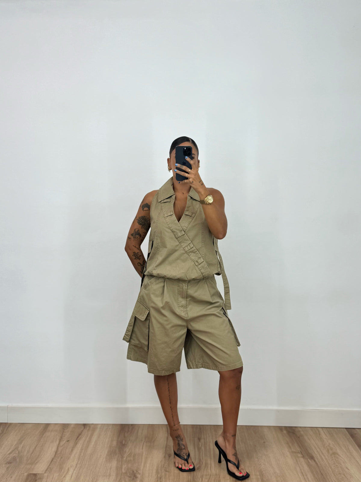 BERMUDA PREMIUM ARMY TAUPE