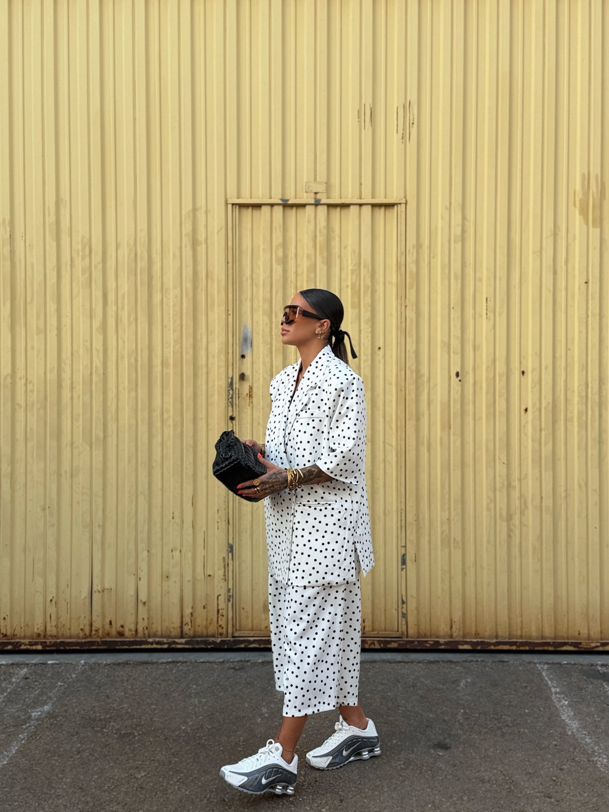BLAZER OVER PREMIUM POLKA DOTS