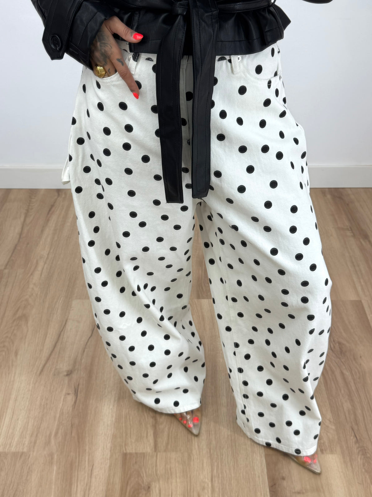 JEANS PREMIUM POLKA DOTS