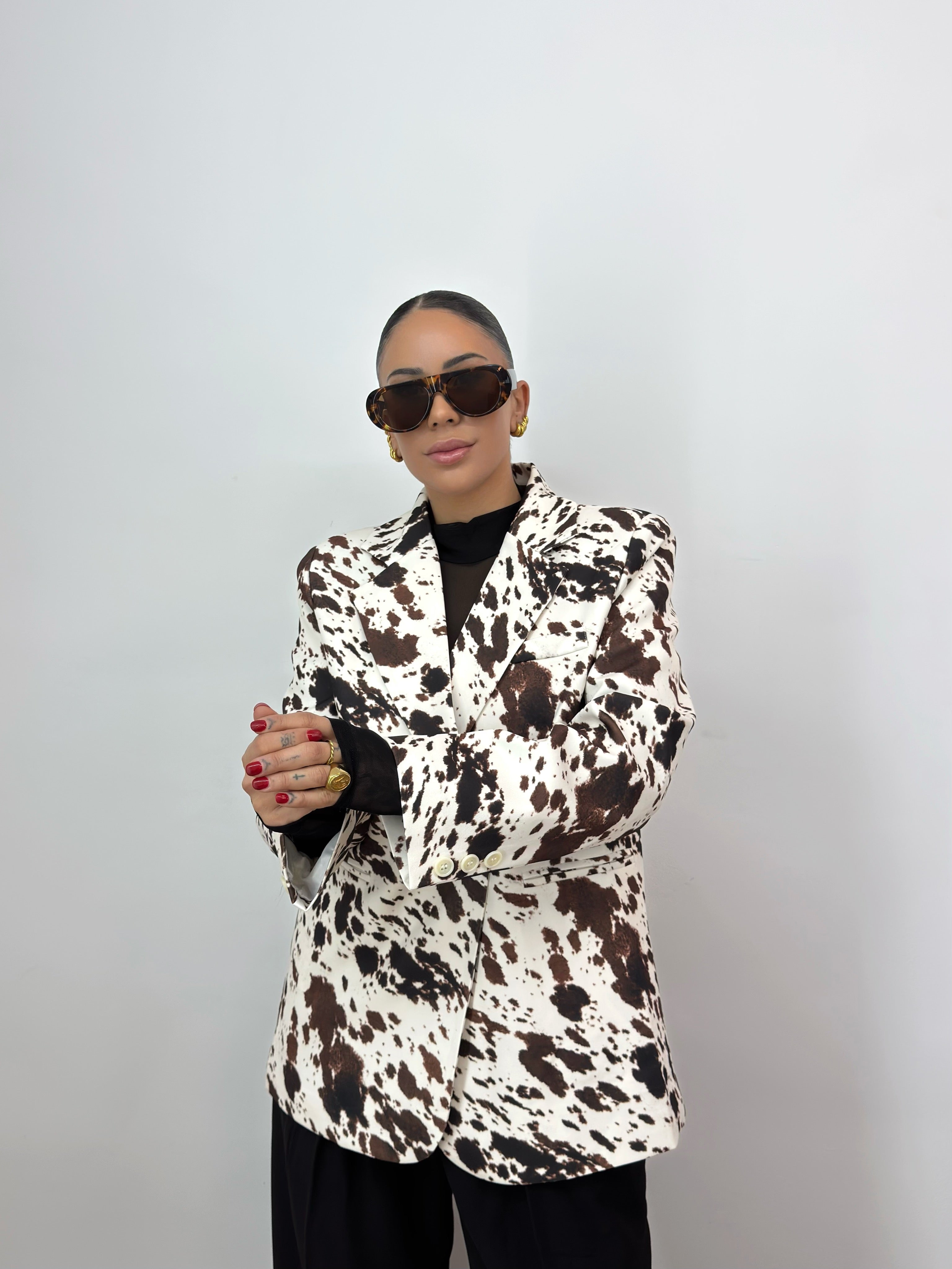 BLAZER OVER PREMIUM COW